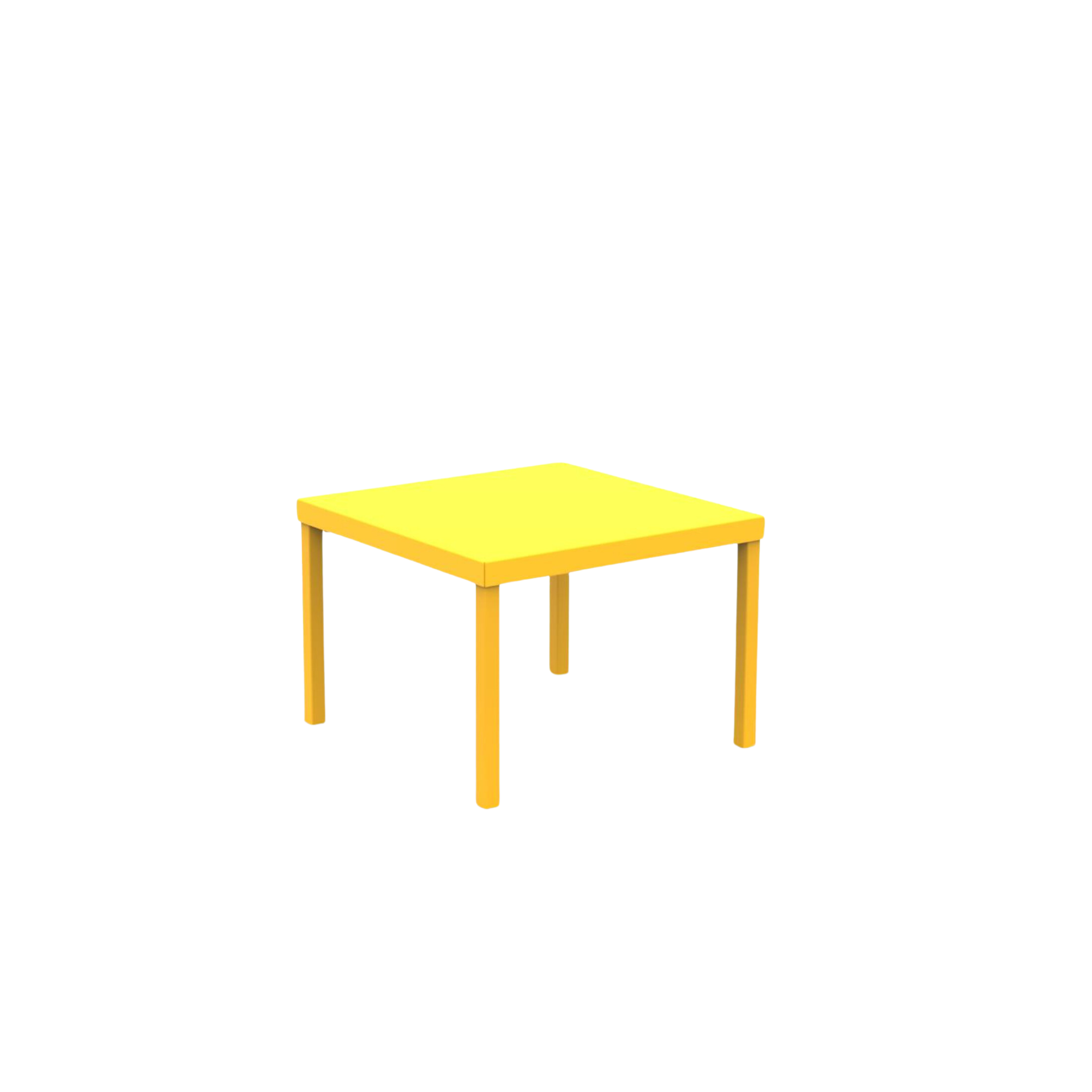 "Alice3" stackable square metal garden table, 40x40 cm, 38.5 cm high