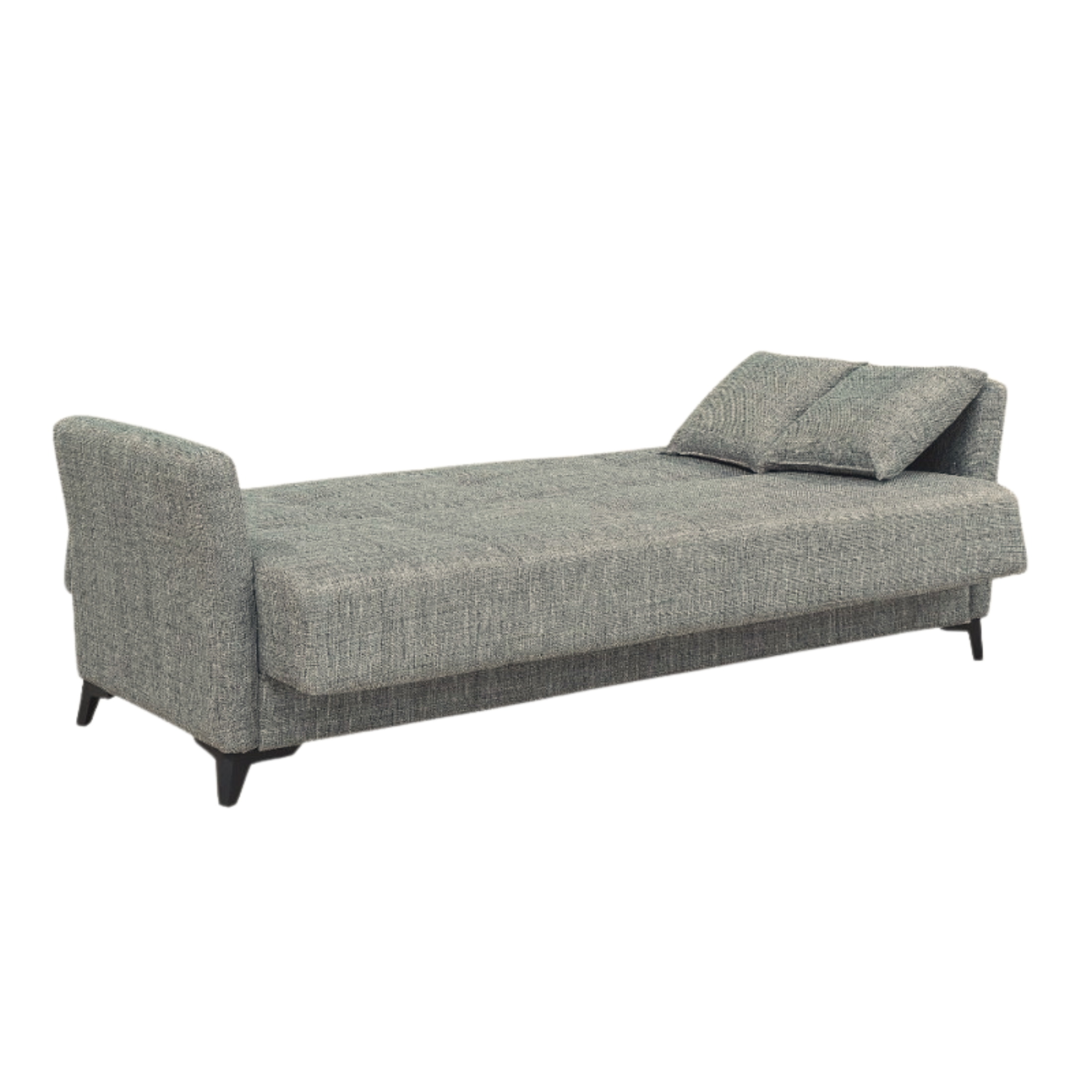 "Lory" modern 3-seater velvet sofa bed for living room, 210x88 cm, 82 cm high