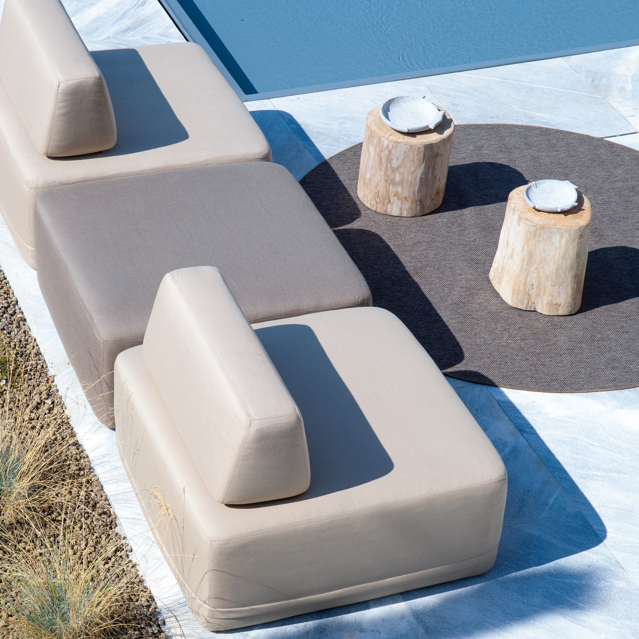 "TapCam" polyester fibre garden rug, maxi doormat