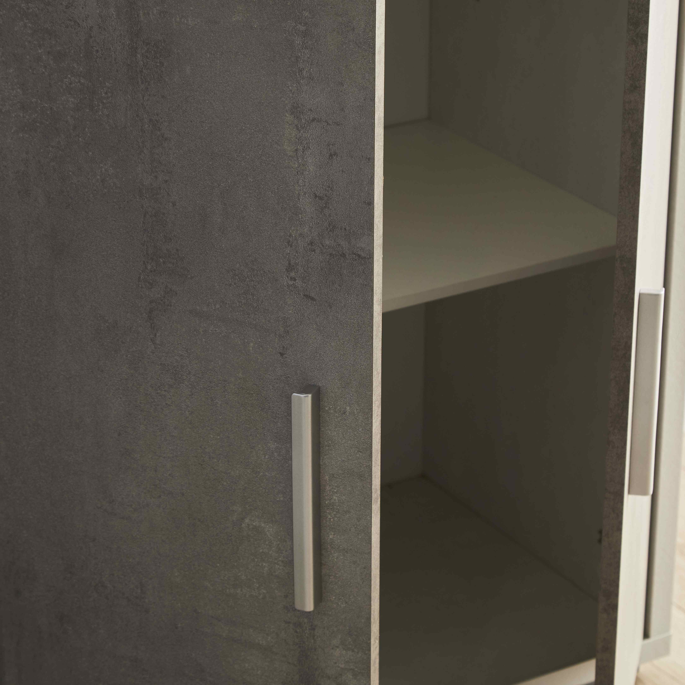 "Roby" wooden sideboard with 4 doors and 4 drawers, 203x41 cm, 84h