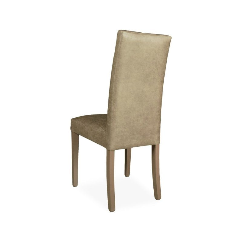 Set di sedie da pranzo "Montecarlo" imbottite in tessuto e gambe in tinta cm 47x46 101h - MondoViro