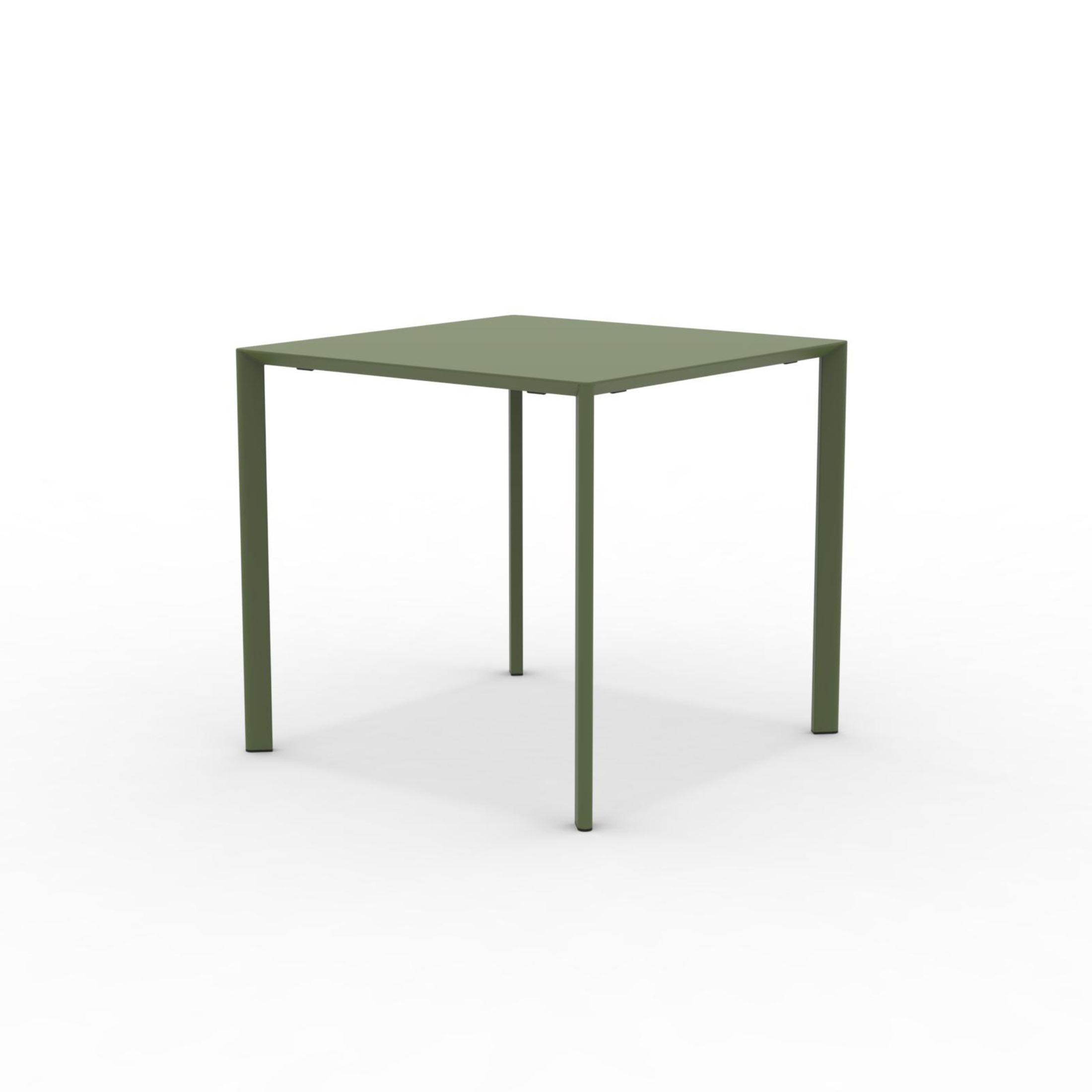 "Fox1" stackable square metal garden table, 80x80 cm, 75 cm high