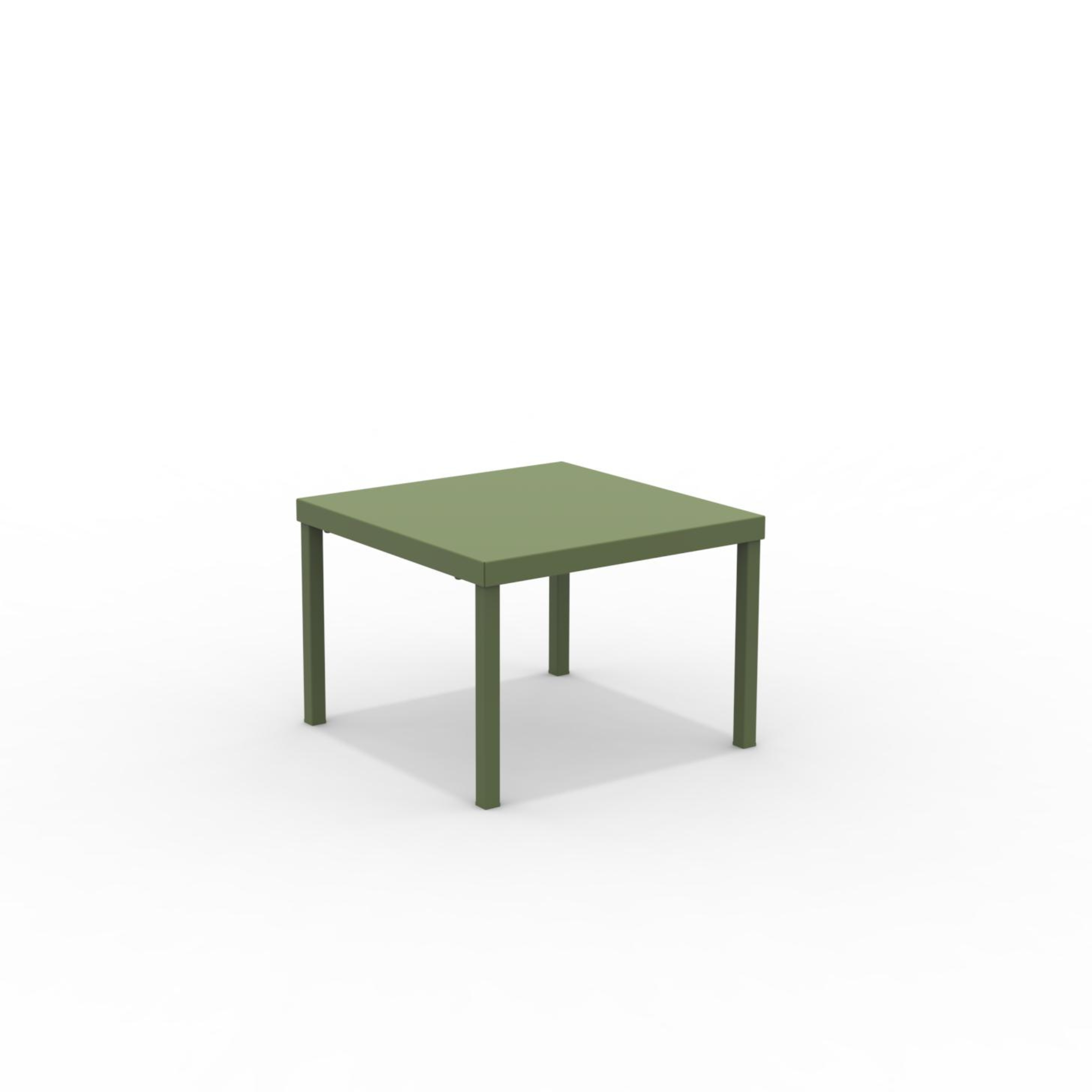"Alice3" stackable square metal garden table, 40x40 cm, 38.5 cm high