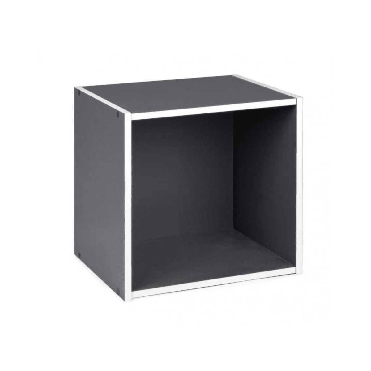 Mensola a giorno colorata "Cubo" in legno cm 35x35 29h - MondoViro