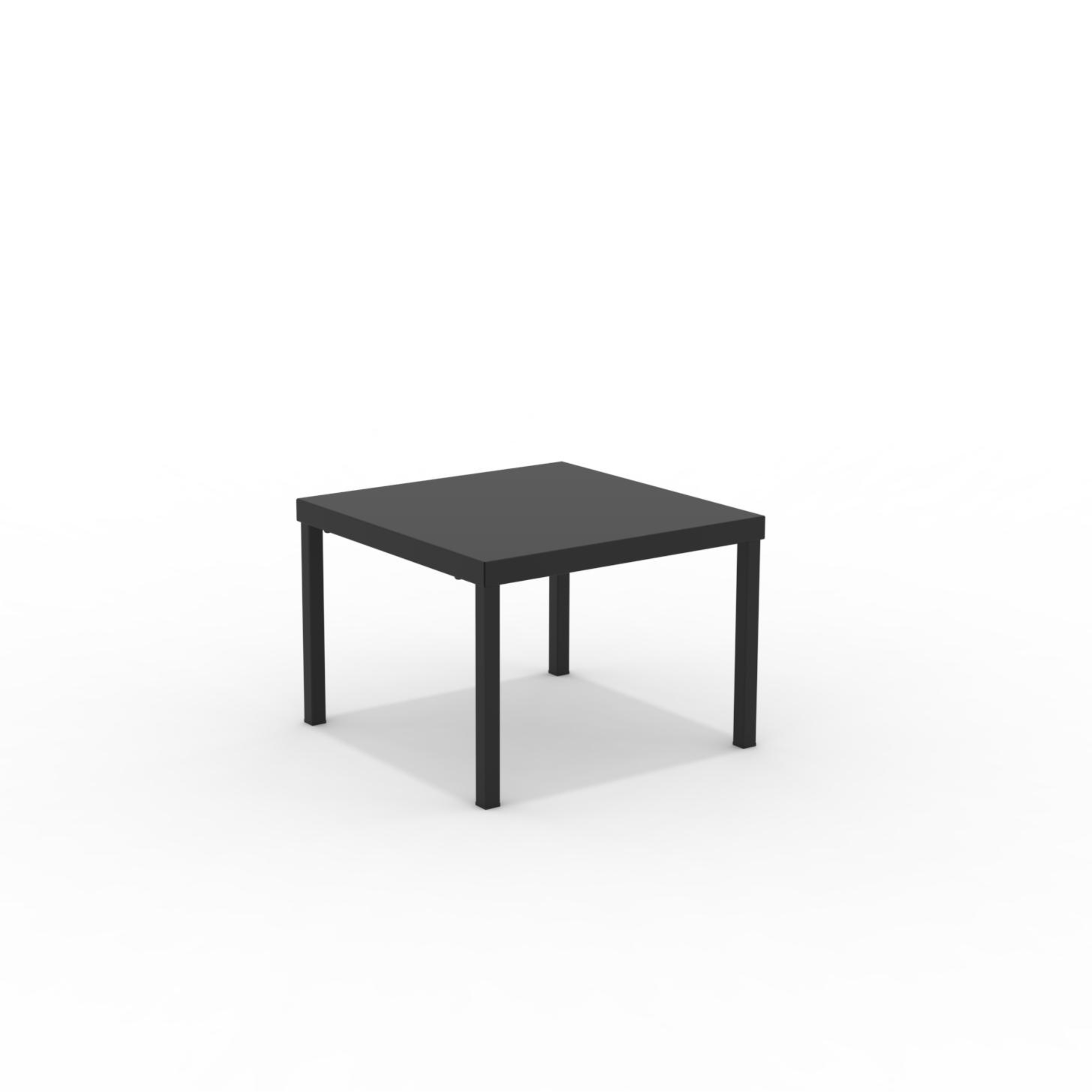"Alice3" stackable square metal garden table, 40x40 cm, 38.5 cm high
