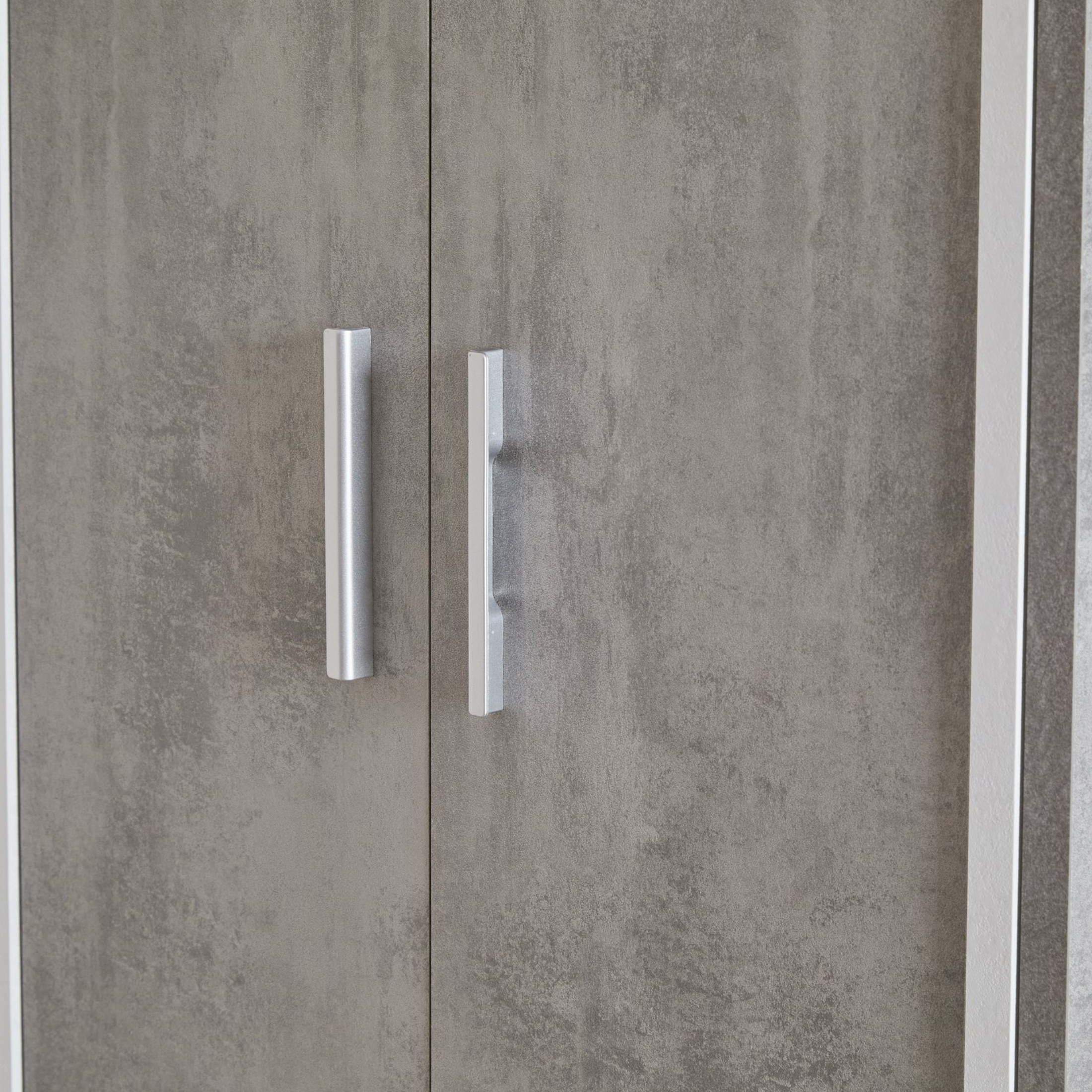 "Organized2" 2-door shoe rack with 4 shelves, 71x41 cm, 199 cm high