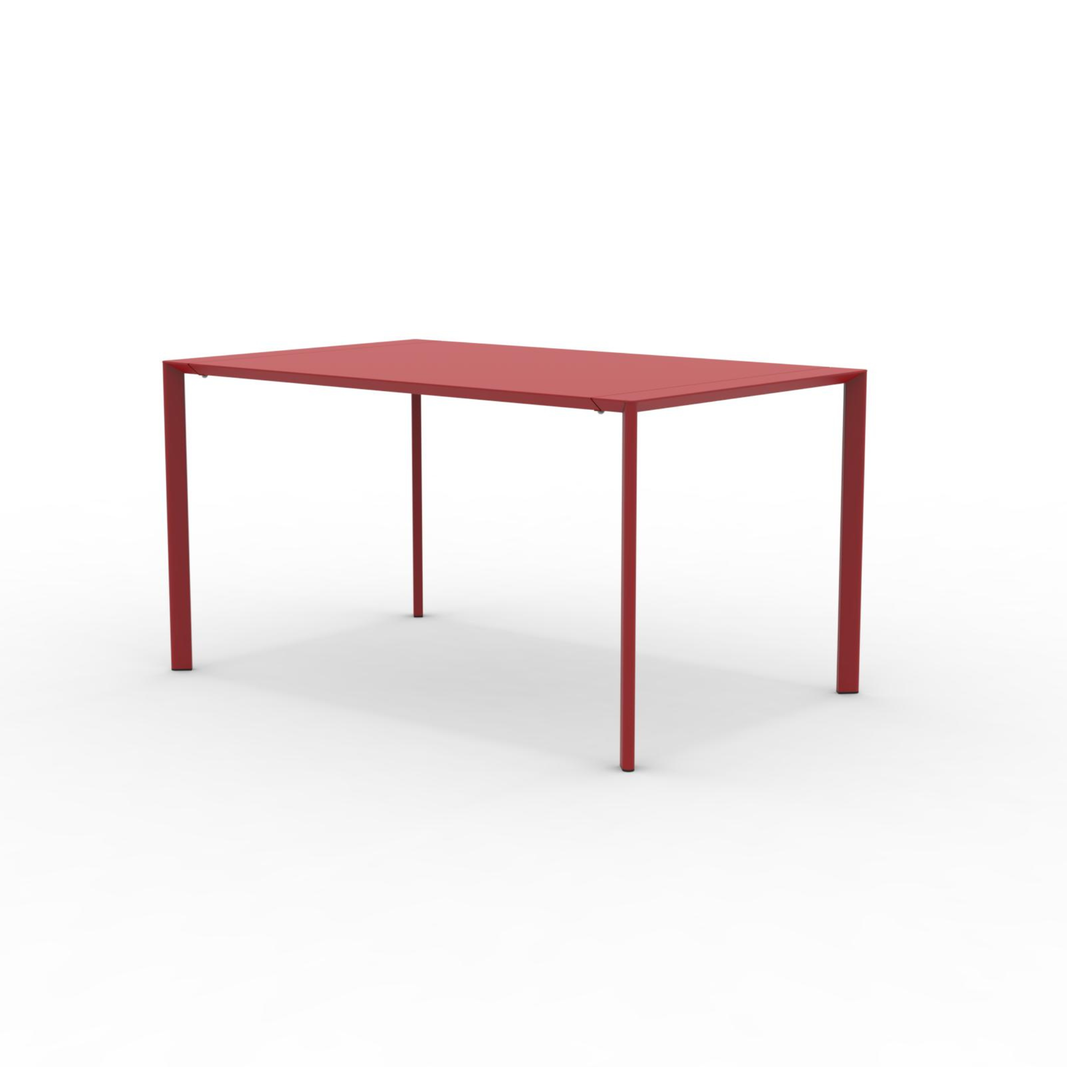 Tavolo quadrato in metallo "Fox1" per giardino impilabile cm 80x80 75h