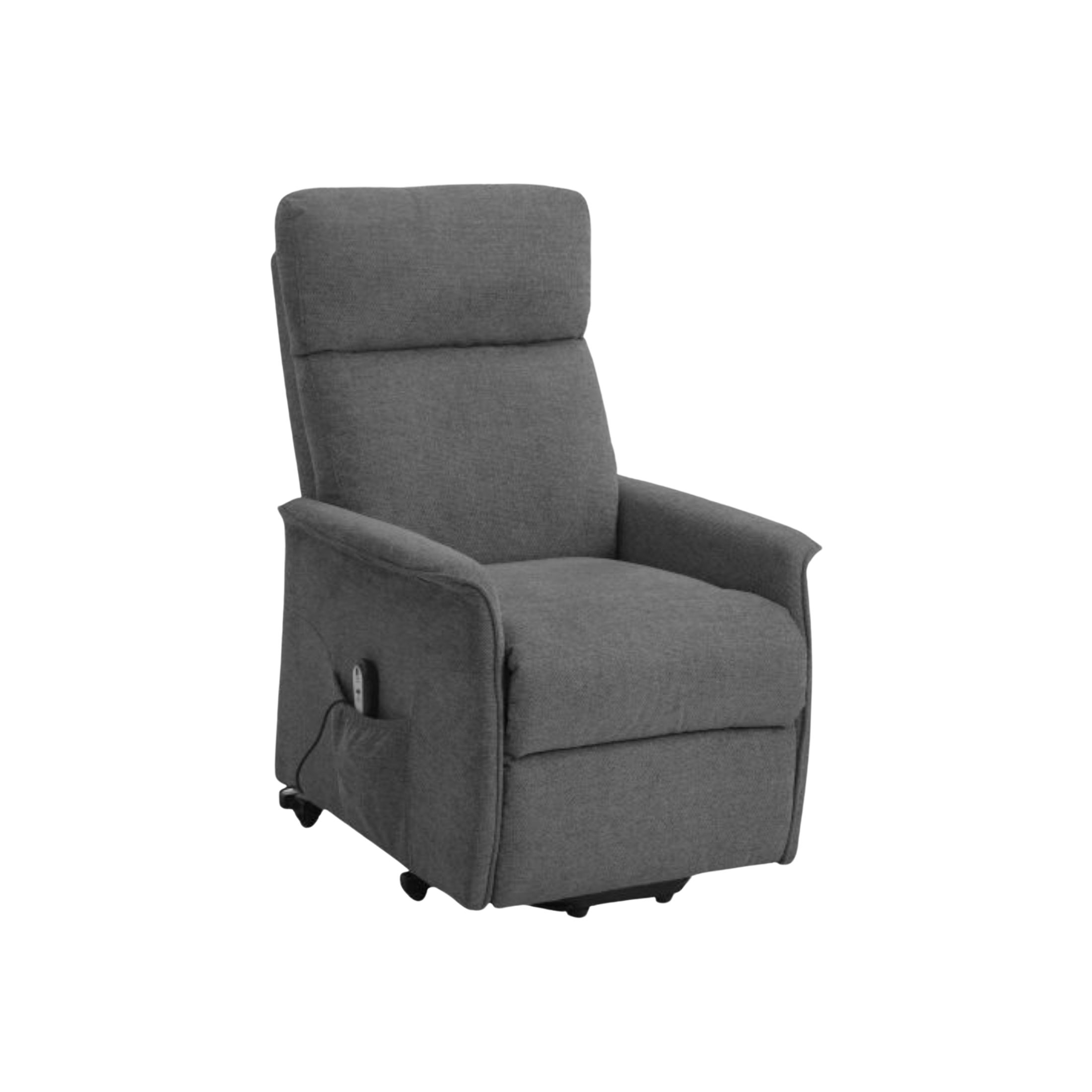 "Relax" reclining armchair with lift function in enjoy fabric, 66x90 cm, 97h