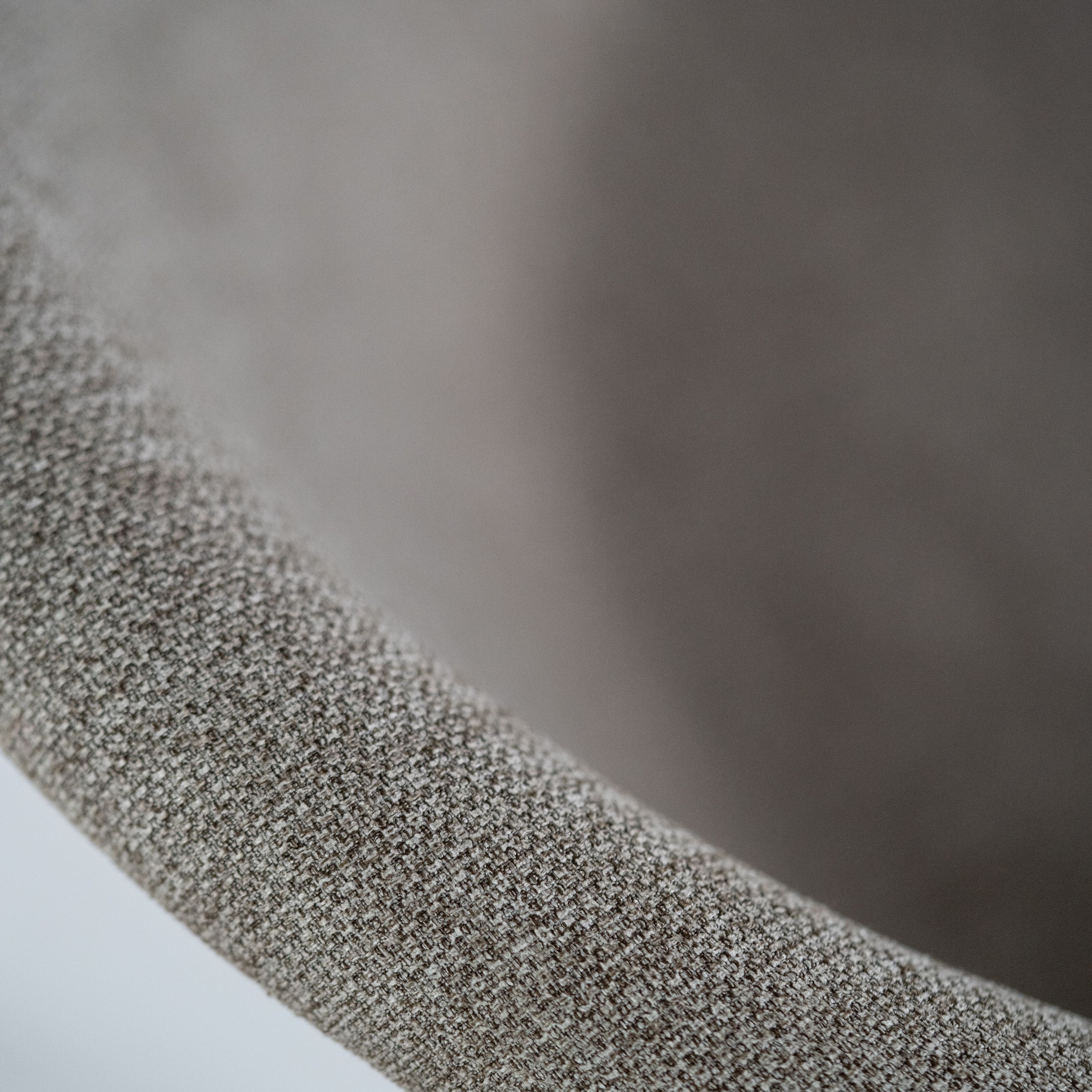 Set of elegant modern "Orchidea" fabric chairs with painted metal frame