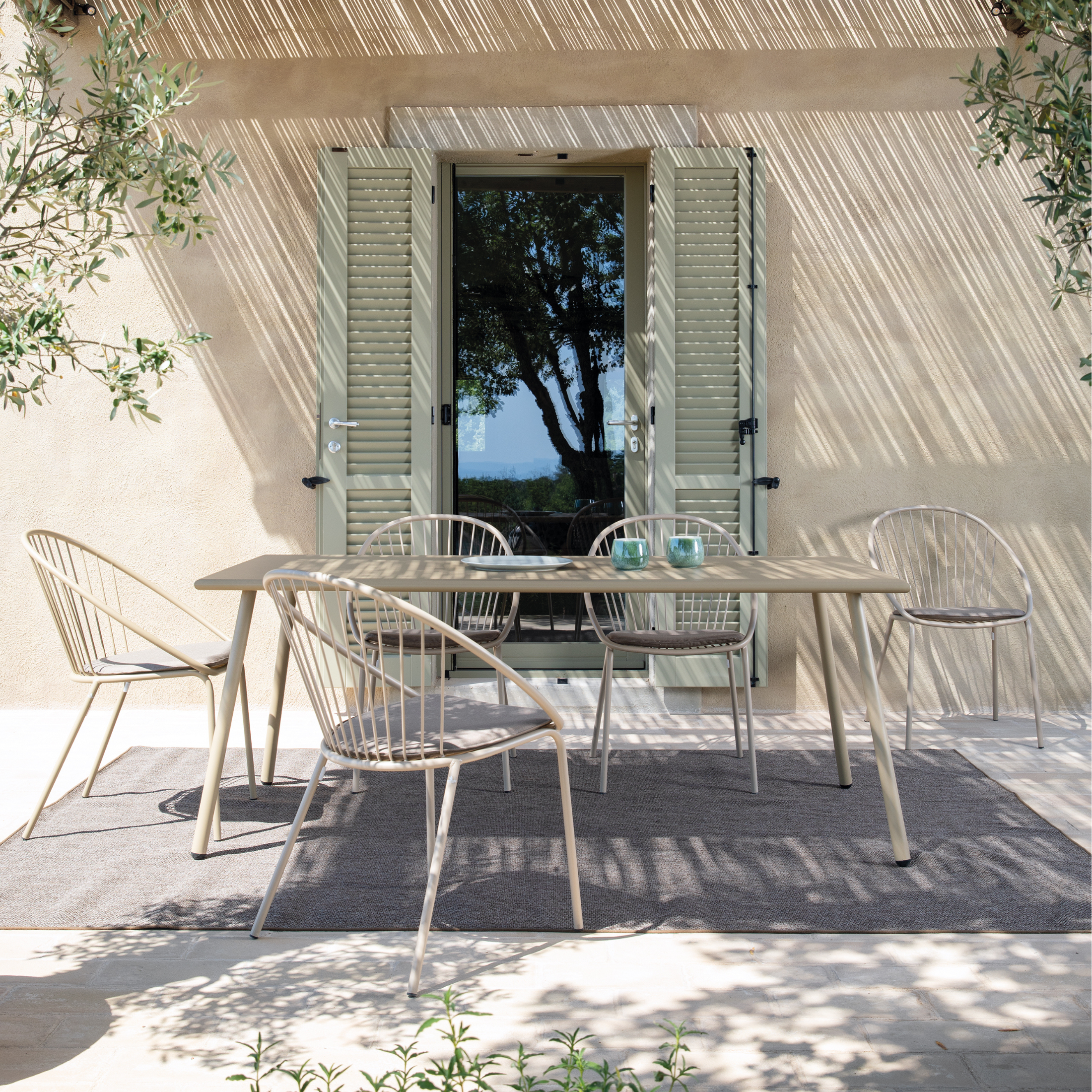 "TapCam" polyester fibre garden rug, maxi doormat