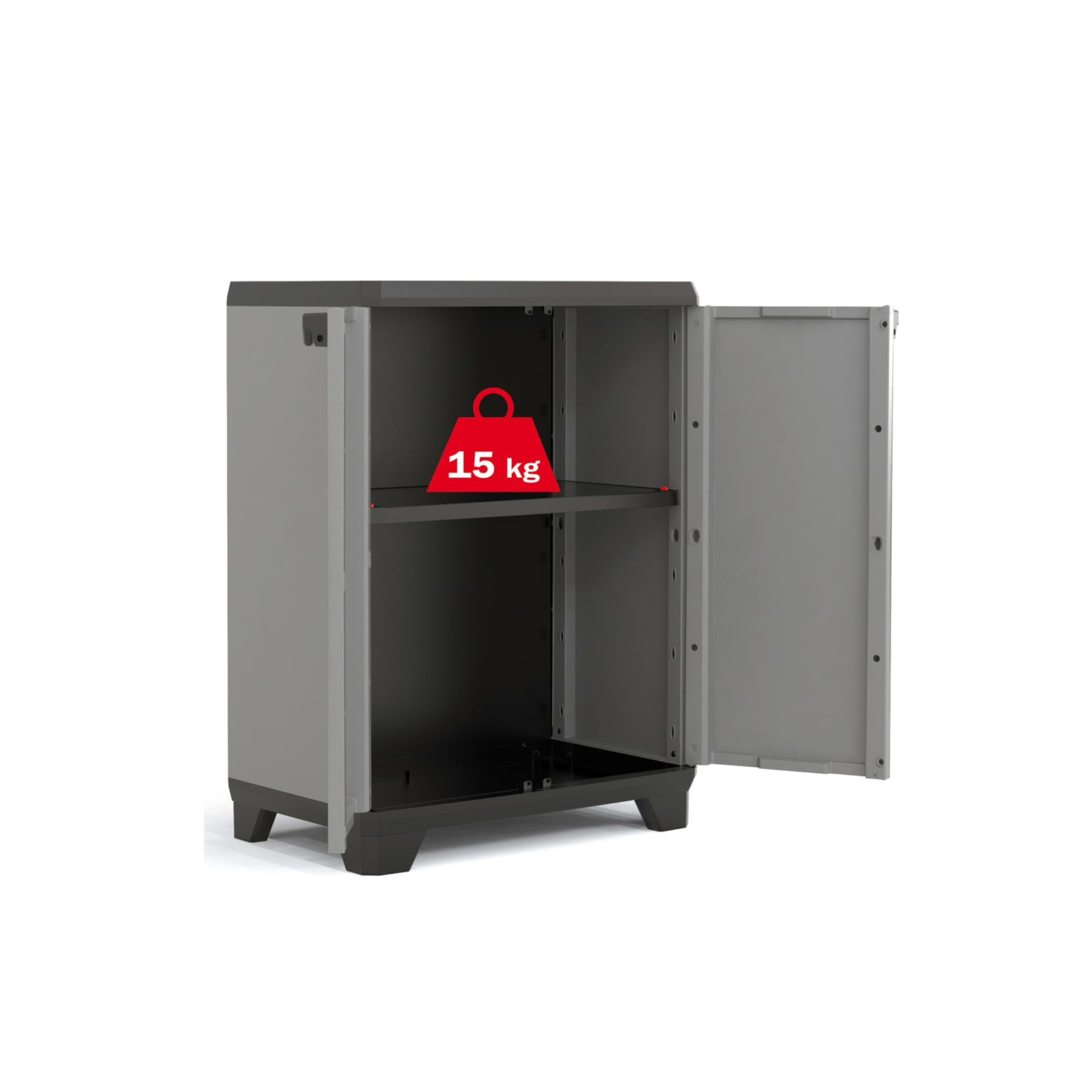 "Antonella" plastic garden cabinet, 68x39 cm