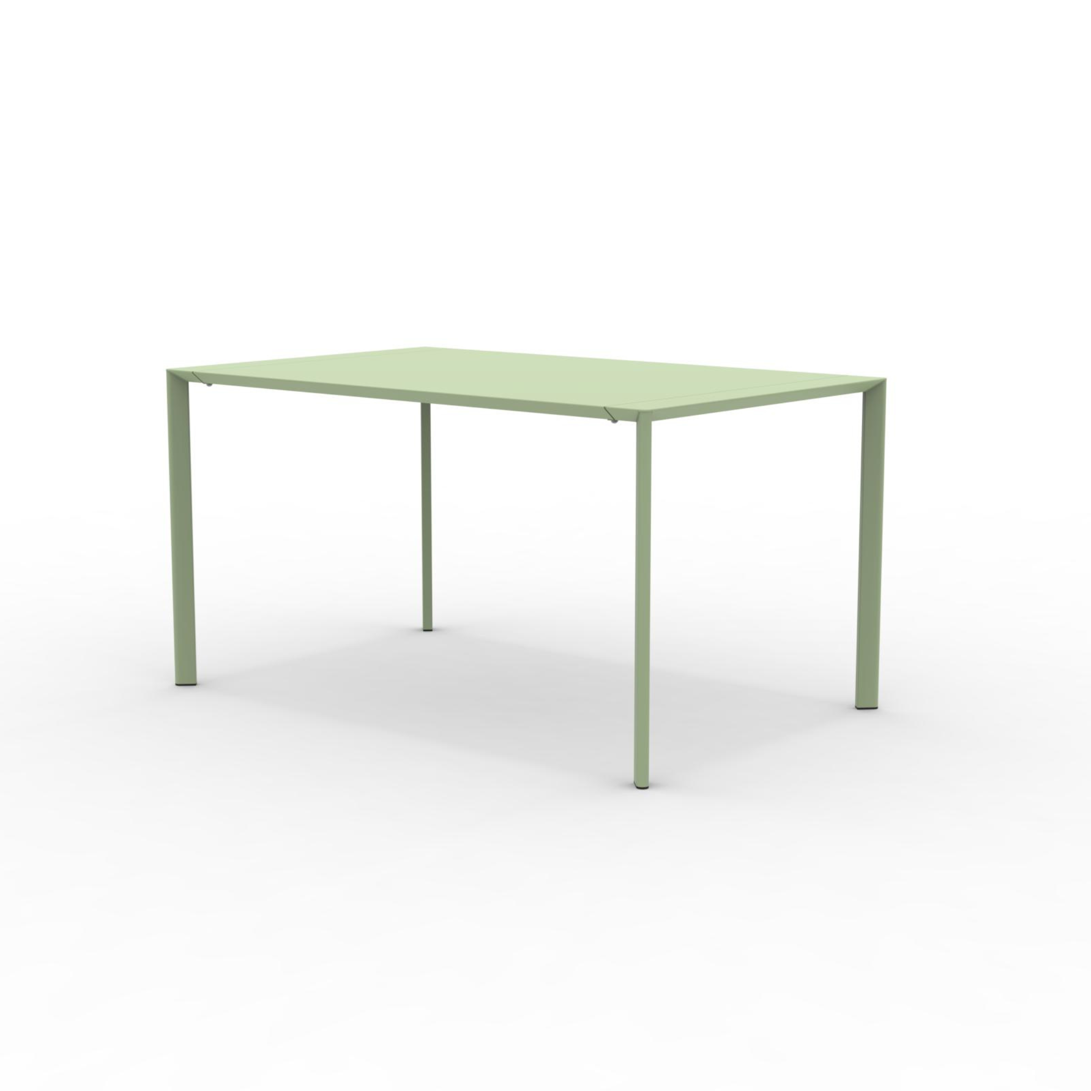 Tavolo quadrato in metallo "Fox1" per giardino impilabile cm 80x80 75h