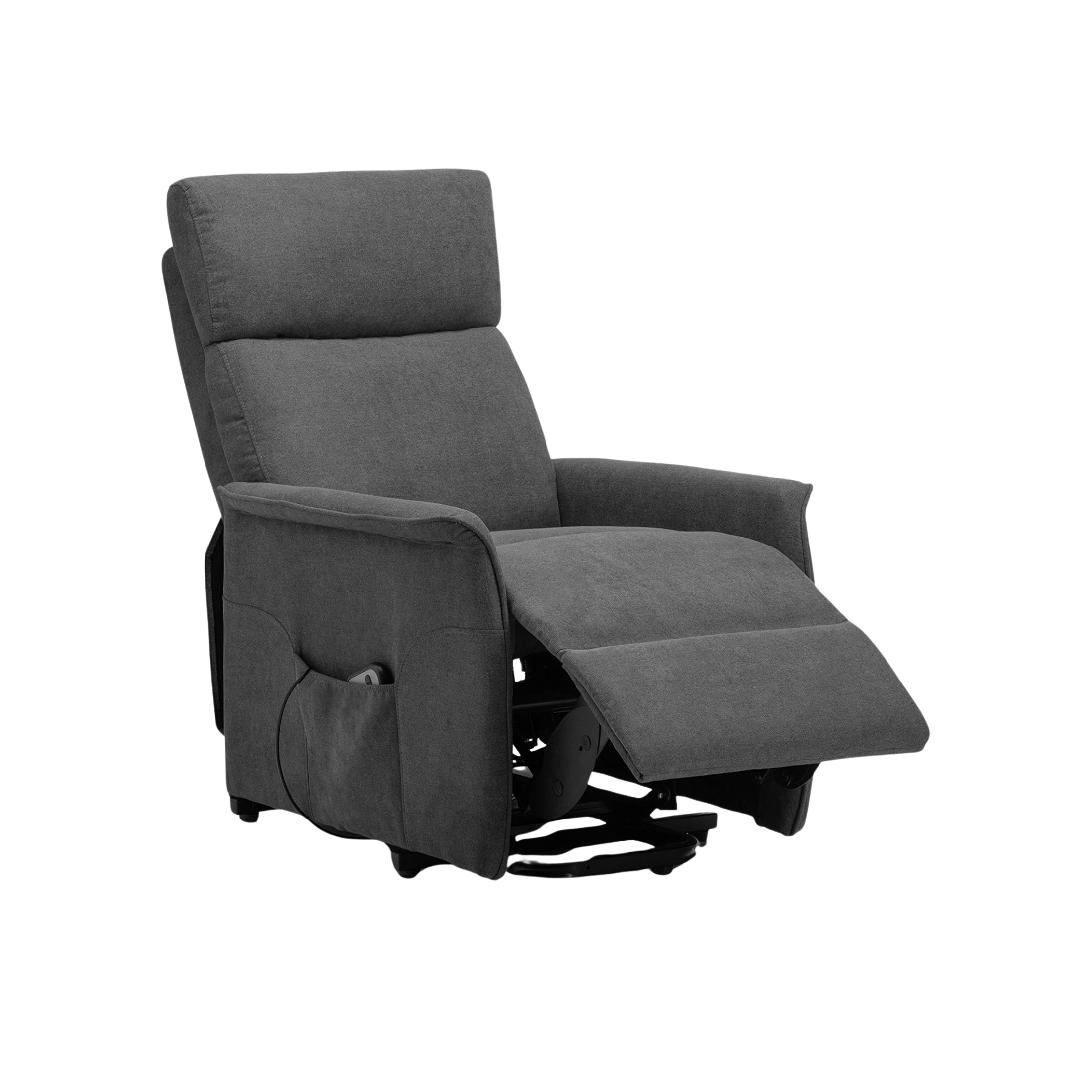 "Relax" reclining armchair with lift function in enjoy fabric, 66x90 cm, 97h