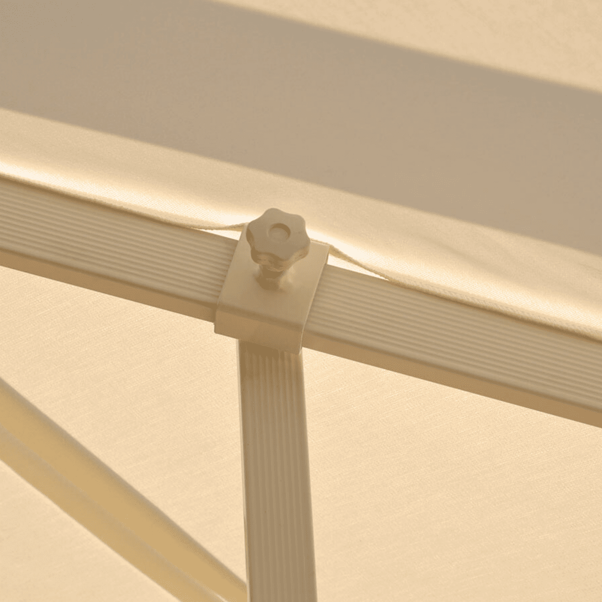 Ombrellone moderno "Deluxe Classic" fisso e palo laterale girevole - MondoViro