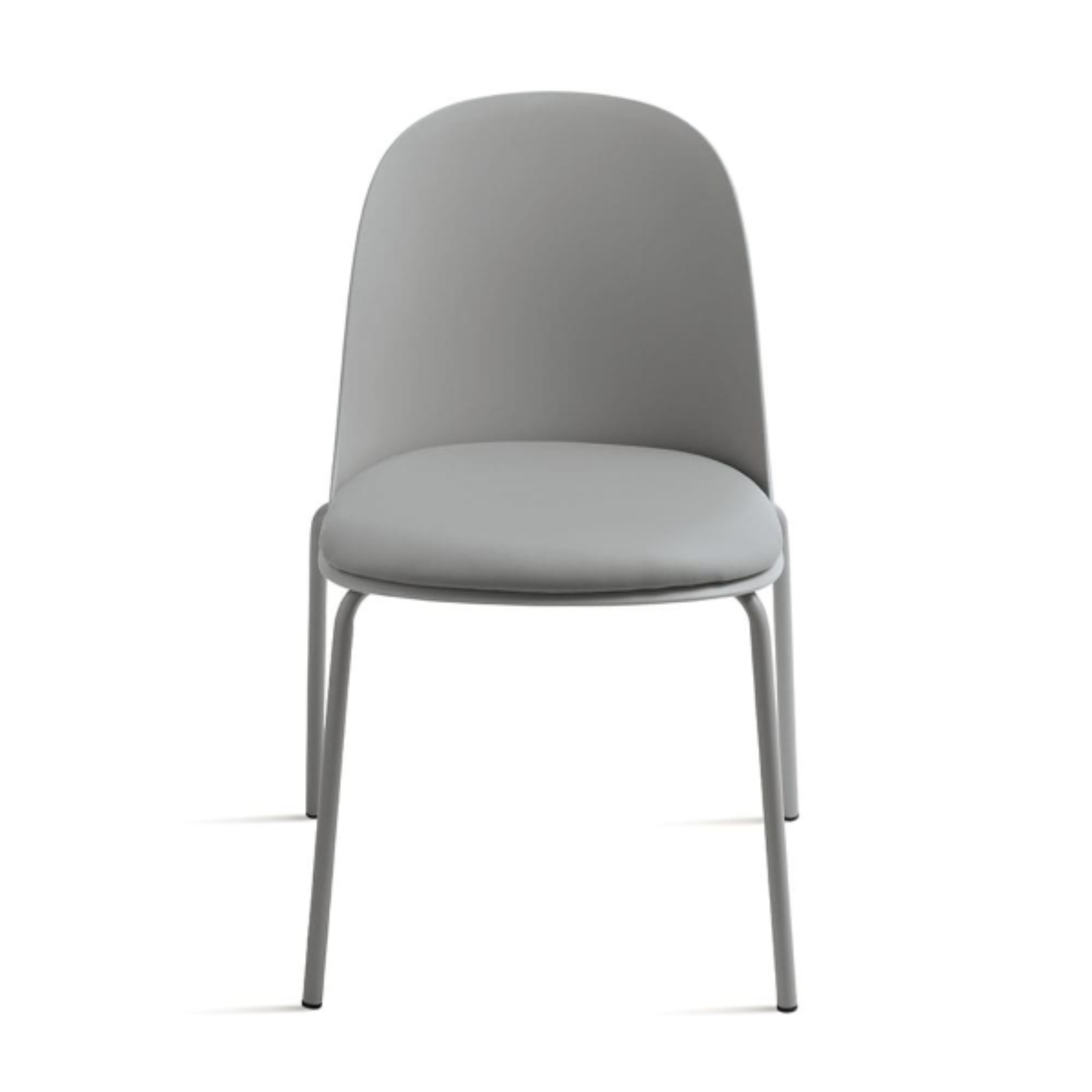 Set of modern "Marvin" upholstered chairs in polypropylene, 50x52 cm, h80 cm