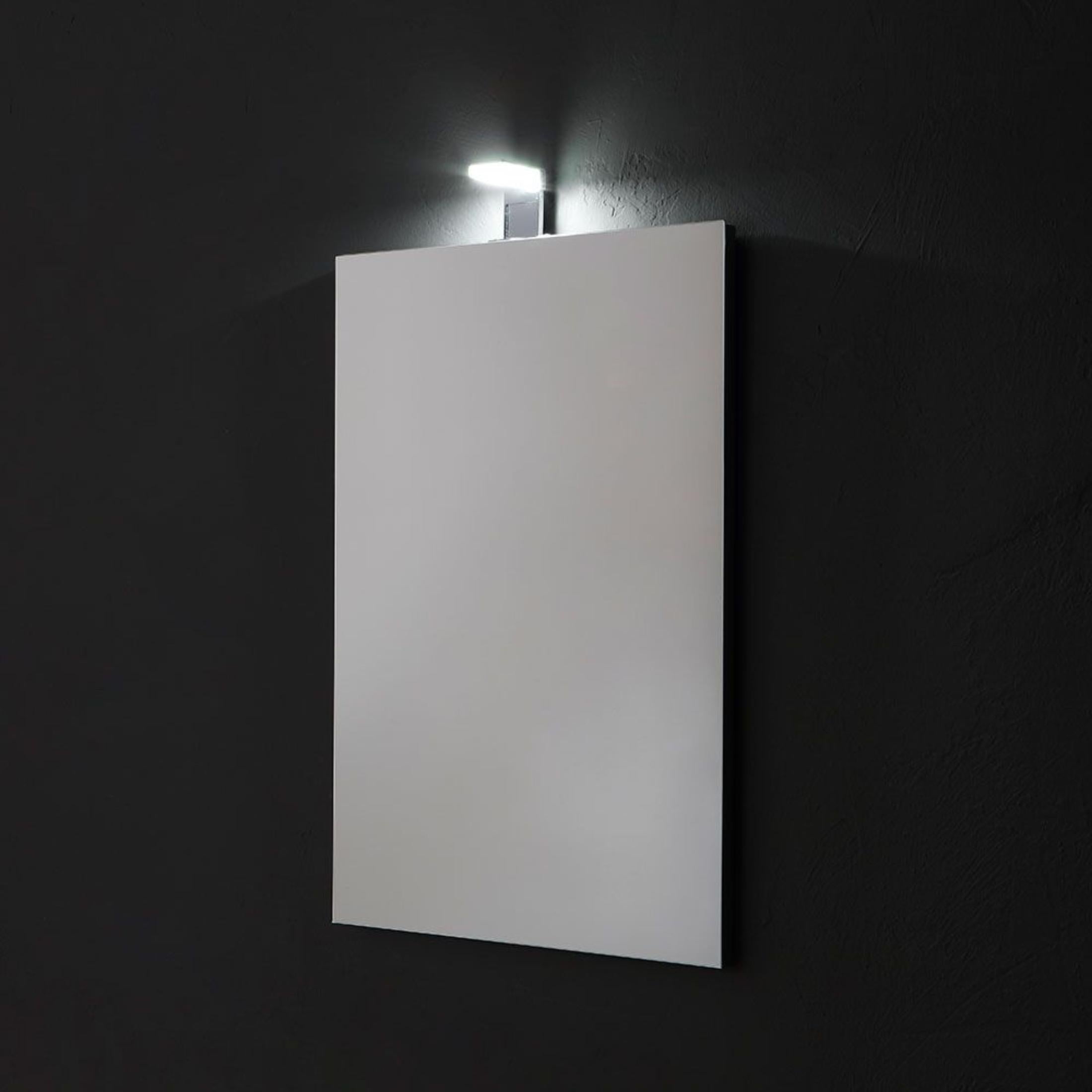 Rectangular LED mirror "Salem" without frame with lamp 50x70 cm