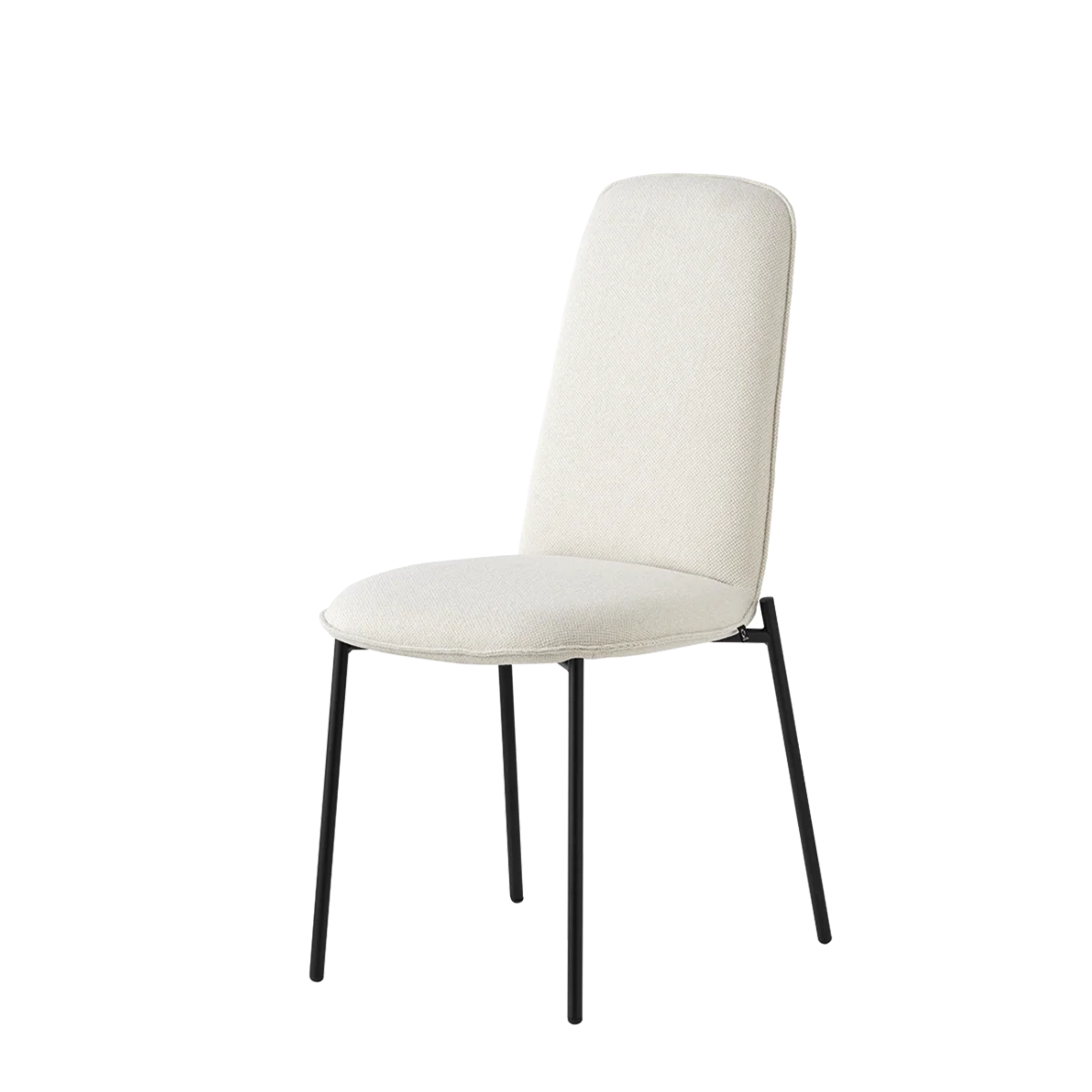 Set of modern living room chairs "Riley" in padded fabric cm 48x60 95h