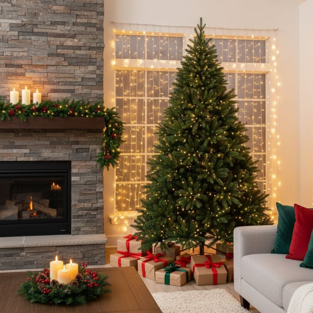 "Nevina" Christmas tree made of 100% high-quality PE