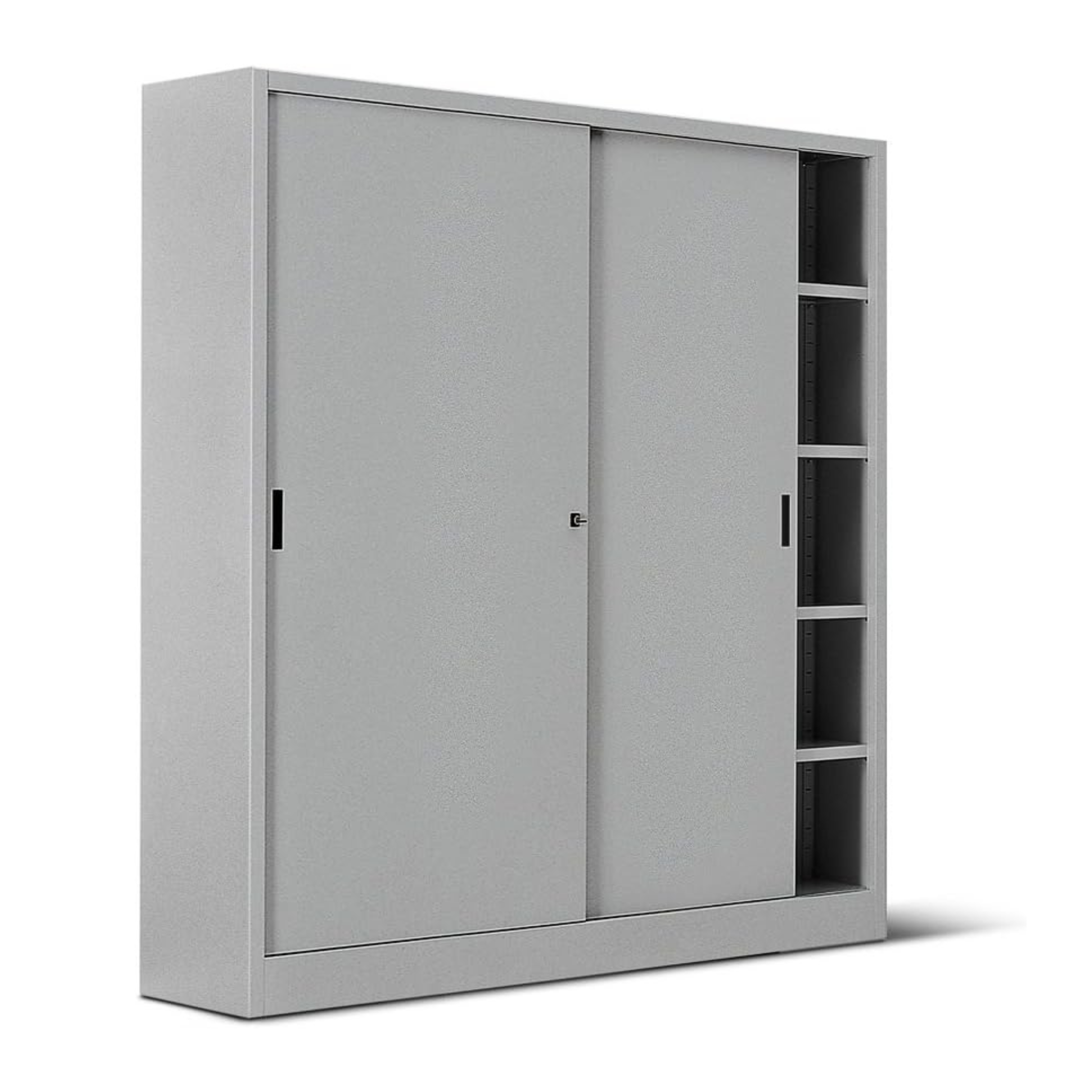 "Ars" 2-door metal office cabinet with adjustable shelves, 100x45 cm, 200 cm high