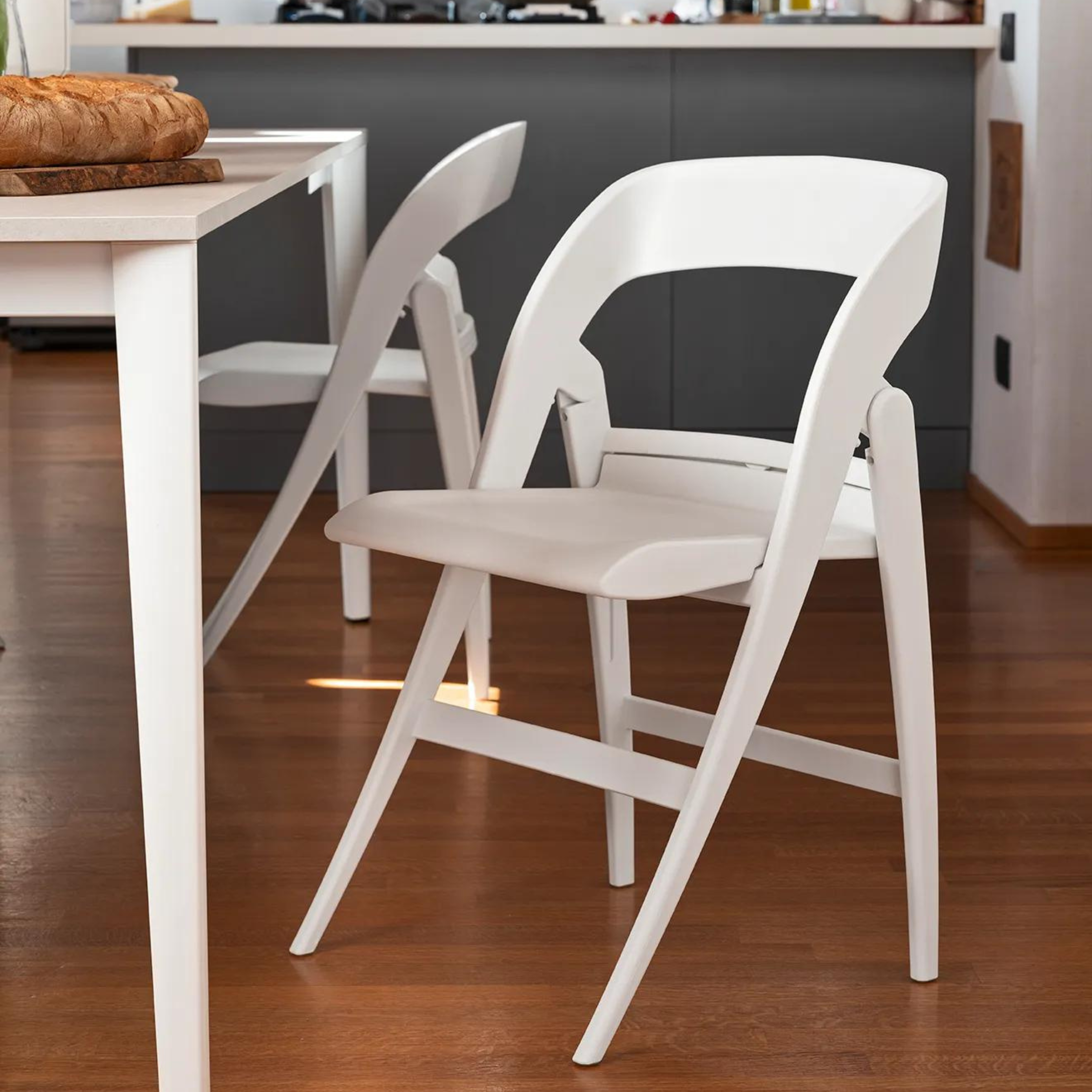 Set of folding chairs "ClikClak" in polypropylene 47x49 cm 78h