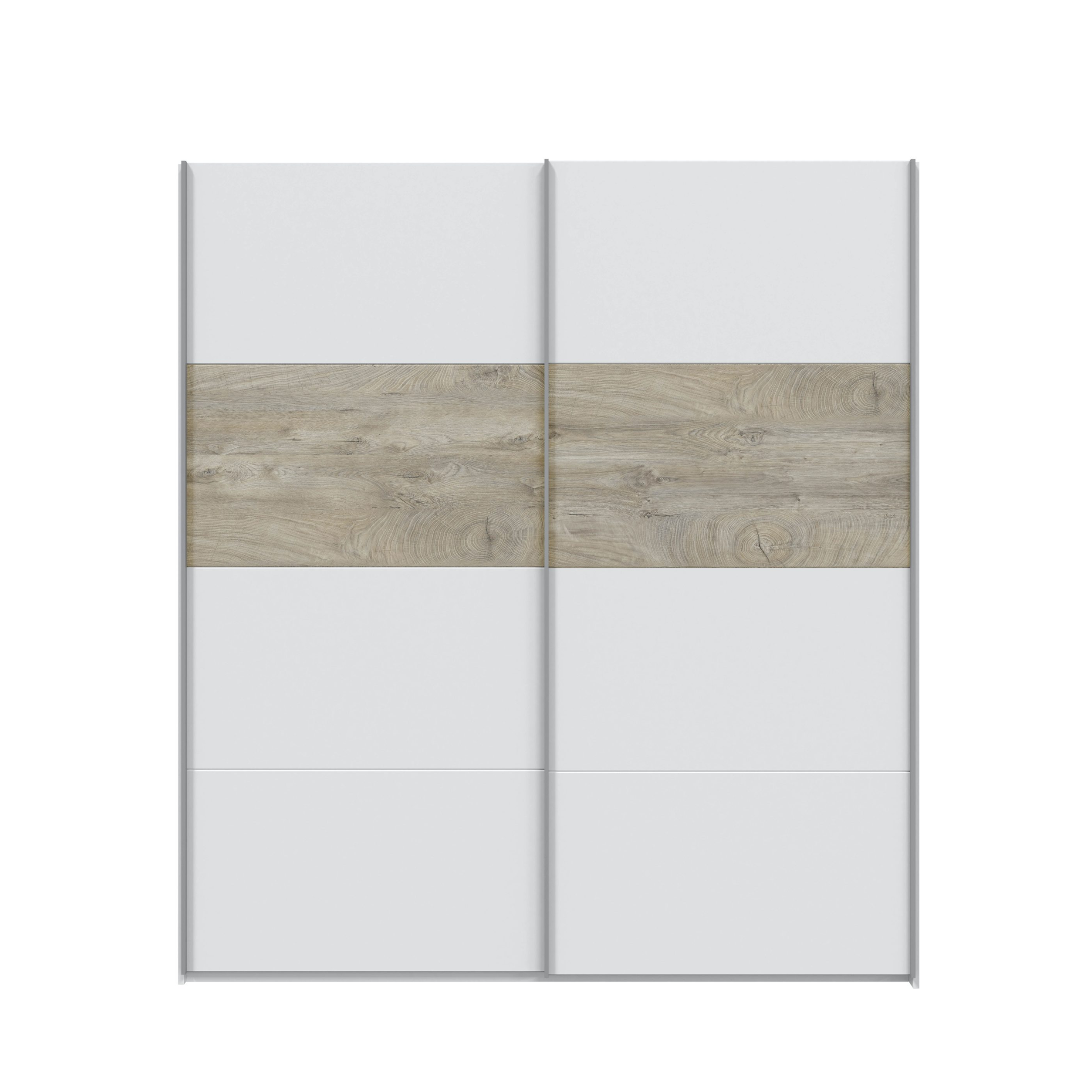 "Kos" 2-door wooden wardrobe with sliding doors, 180x60 cm, 200 cm high.