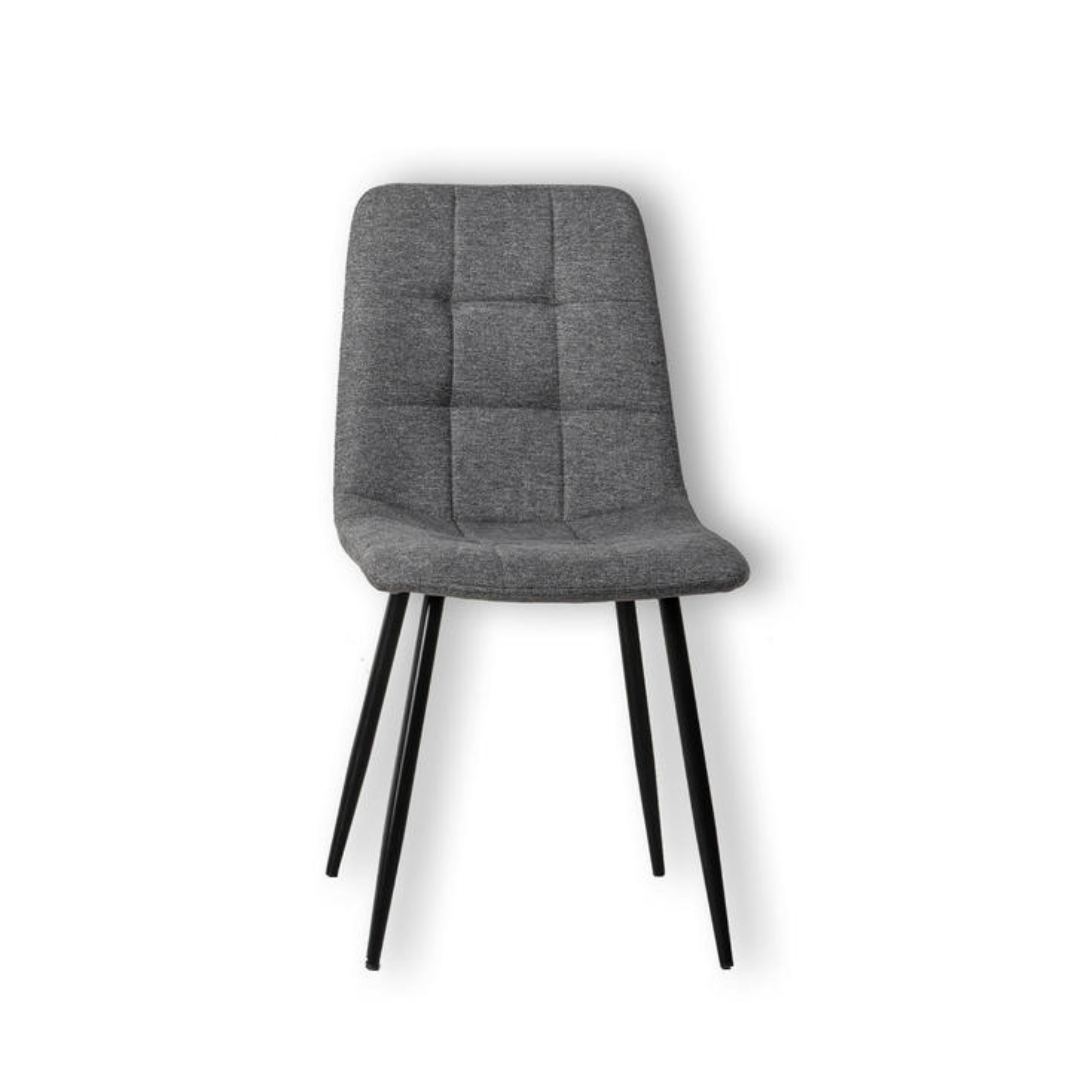 Set of modern "Eclisse" fabric upholstered dining chairs, 44x55 cm, 81 cm high