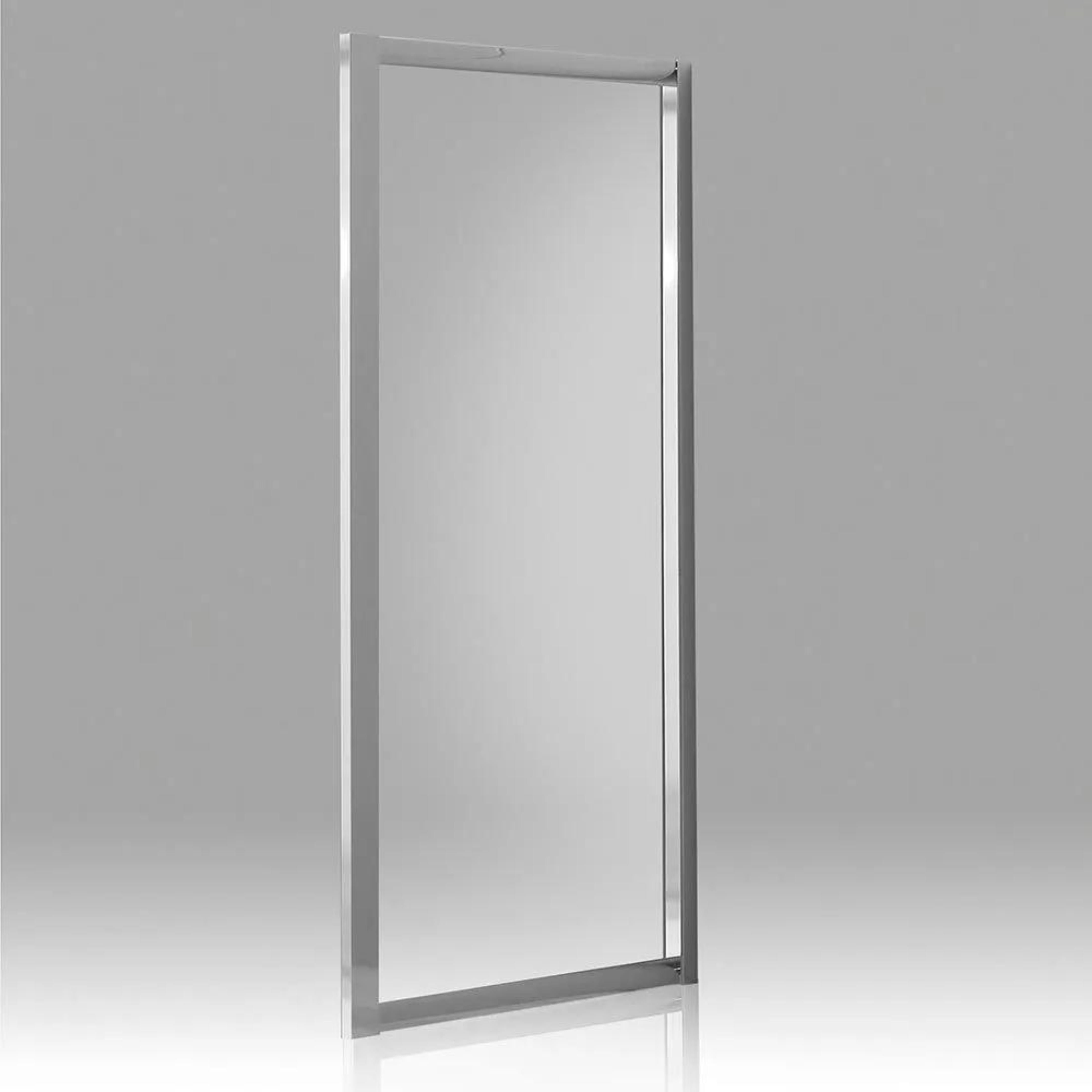 Additional fixed panel "Genova" for niche shower door in tempered glass h 185 cm