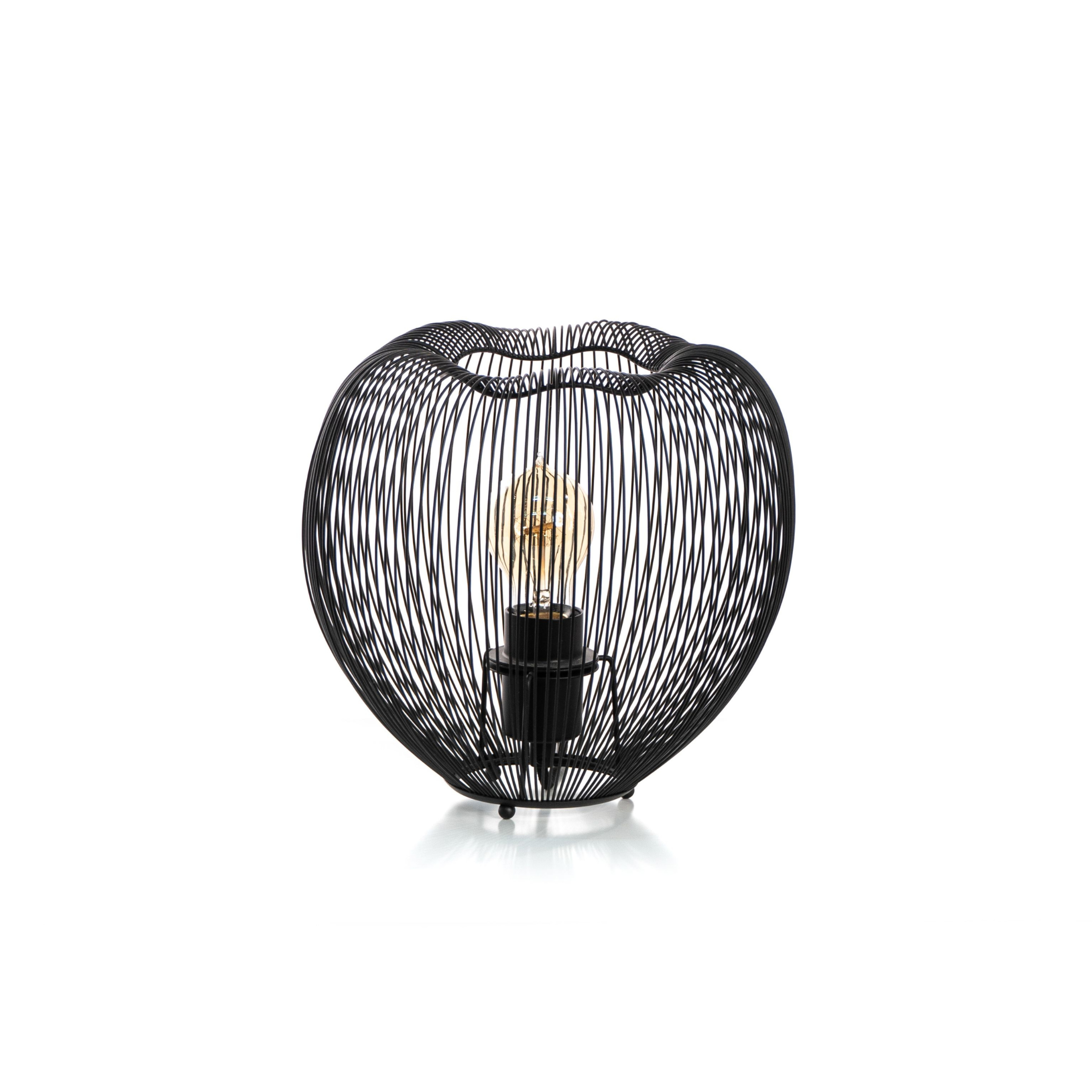 "Sirio" hanging and table lamp with metal shade