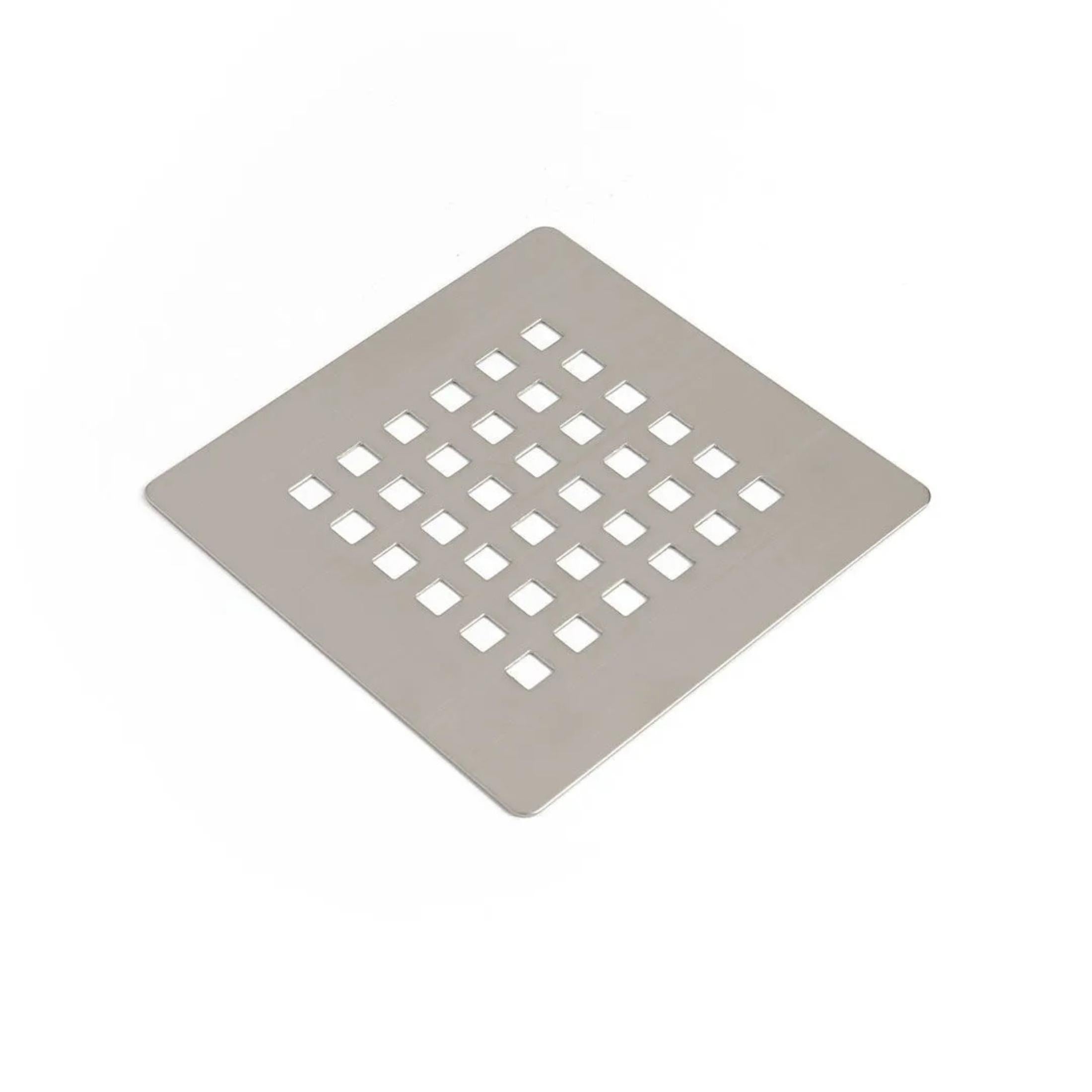 Square stainless steel "Milano" shower drain cover