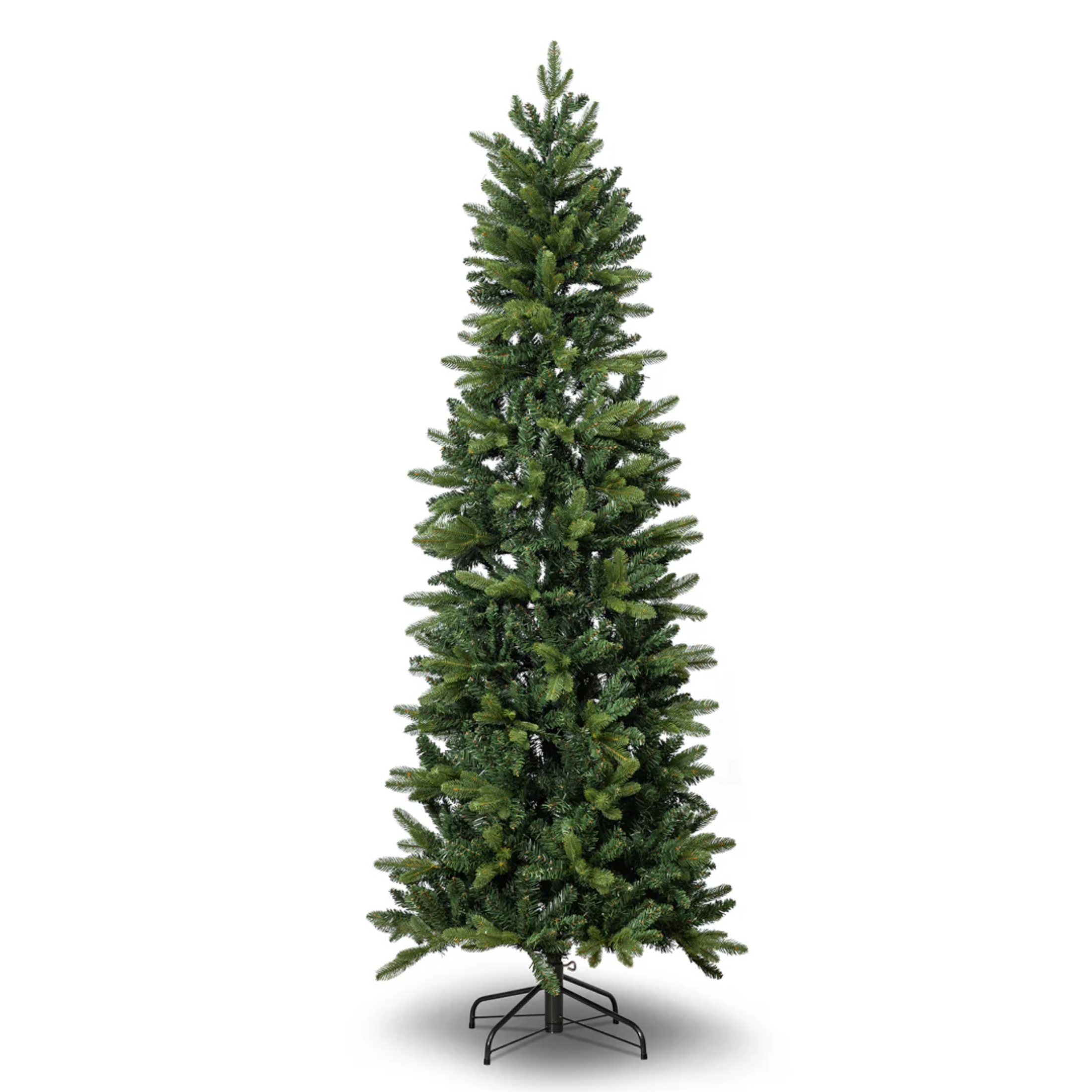 Slim "Bruma" Christmas tree with Real Touch PE + PVC effect of the highest quality