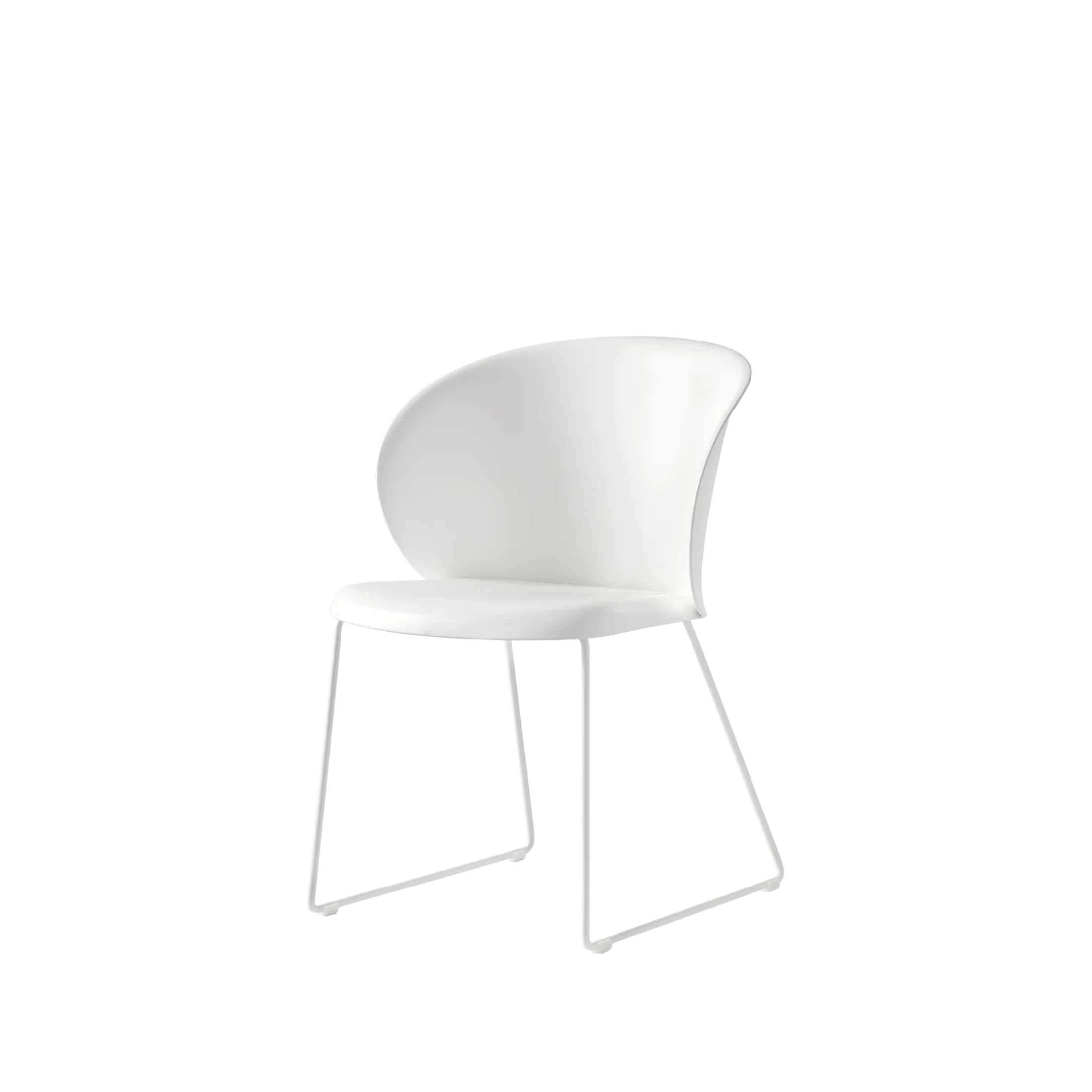 Set of modern living room chairs "Tuka" in polypropylene cm 53.5x55 76.5h