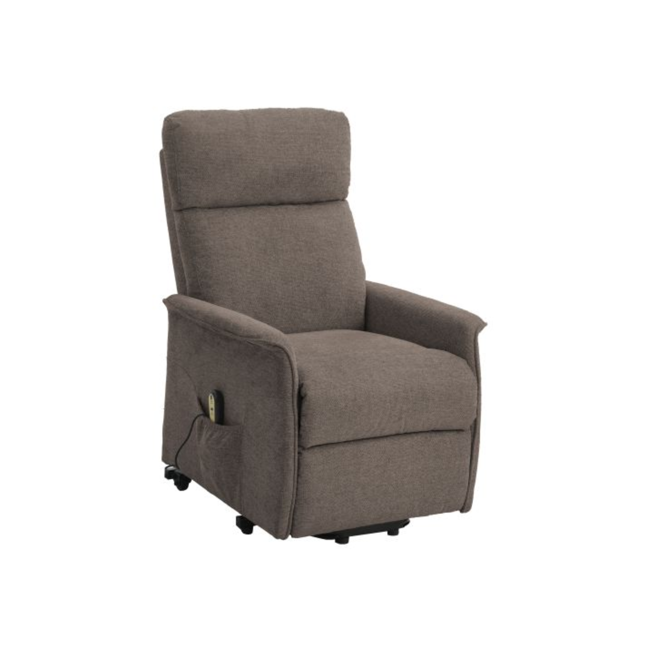 Sillón reclinable en microfibra "Morgana" función elevable 2 motores 82x75 cm 110h