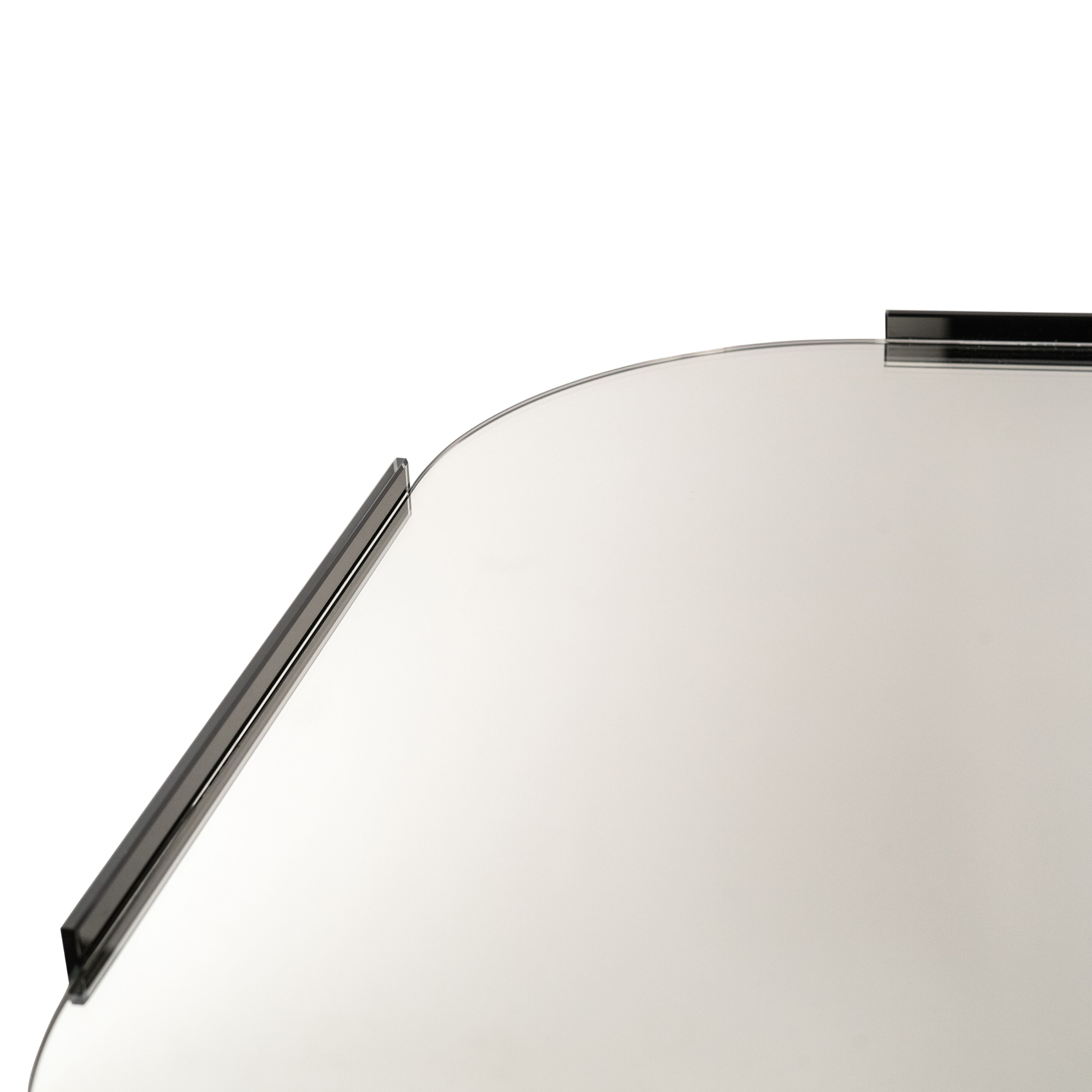 "Colin" wall mirror in metal and glass 61x2 61h cm