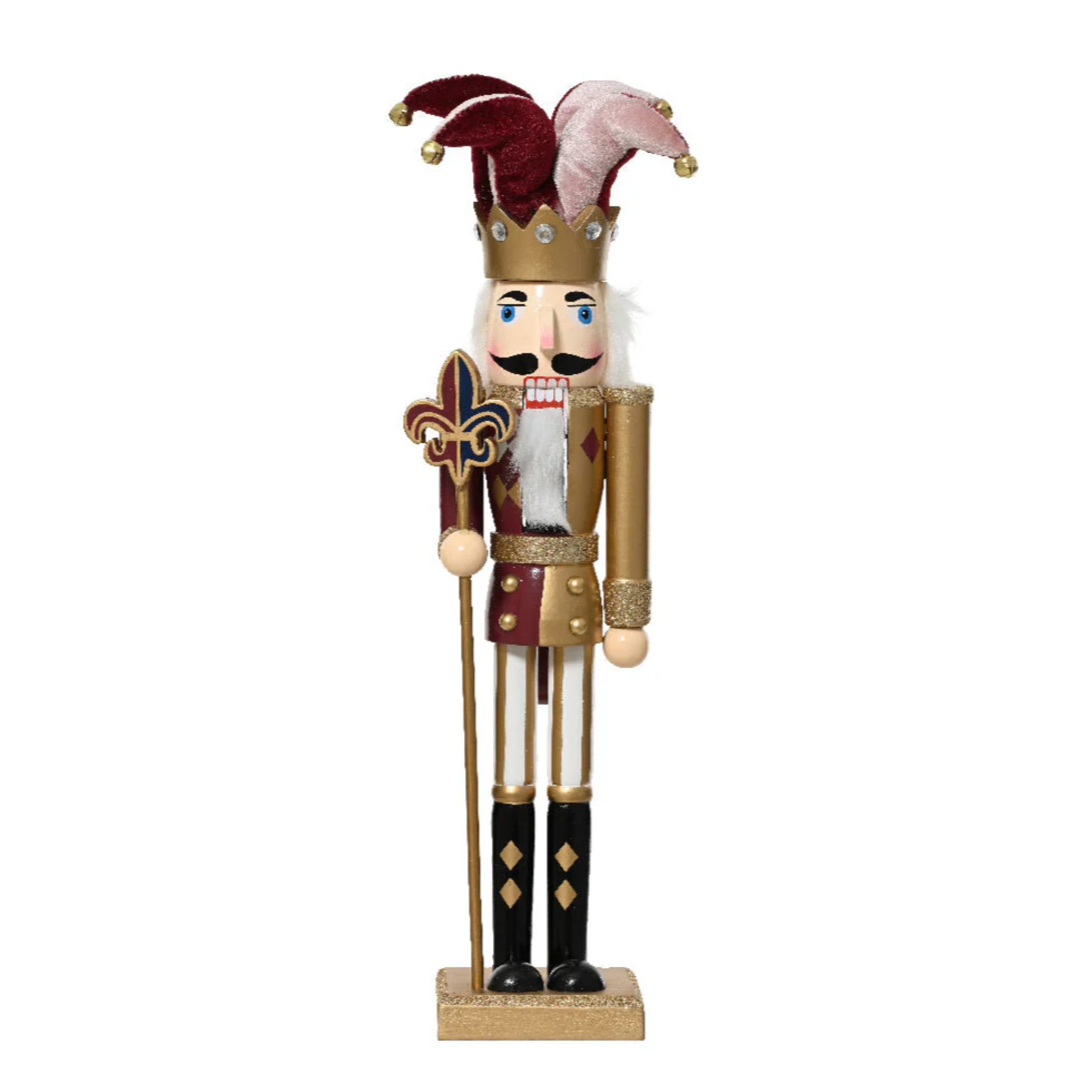 Nutcracker soldier with lights and sounds, Christmas decoration, 40 cm high.