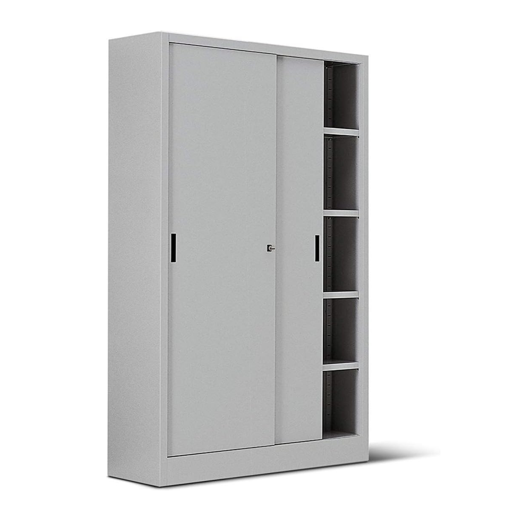"Ars" 2-door metal office cabinet with adjustable shelves, 100x45 cm, 200 cm high