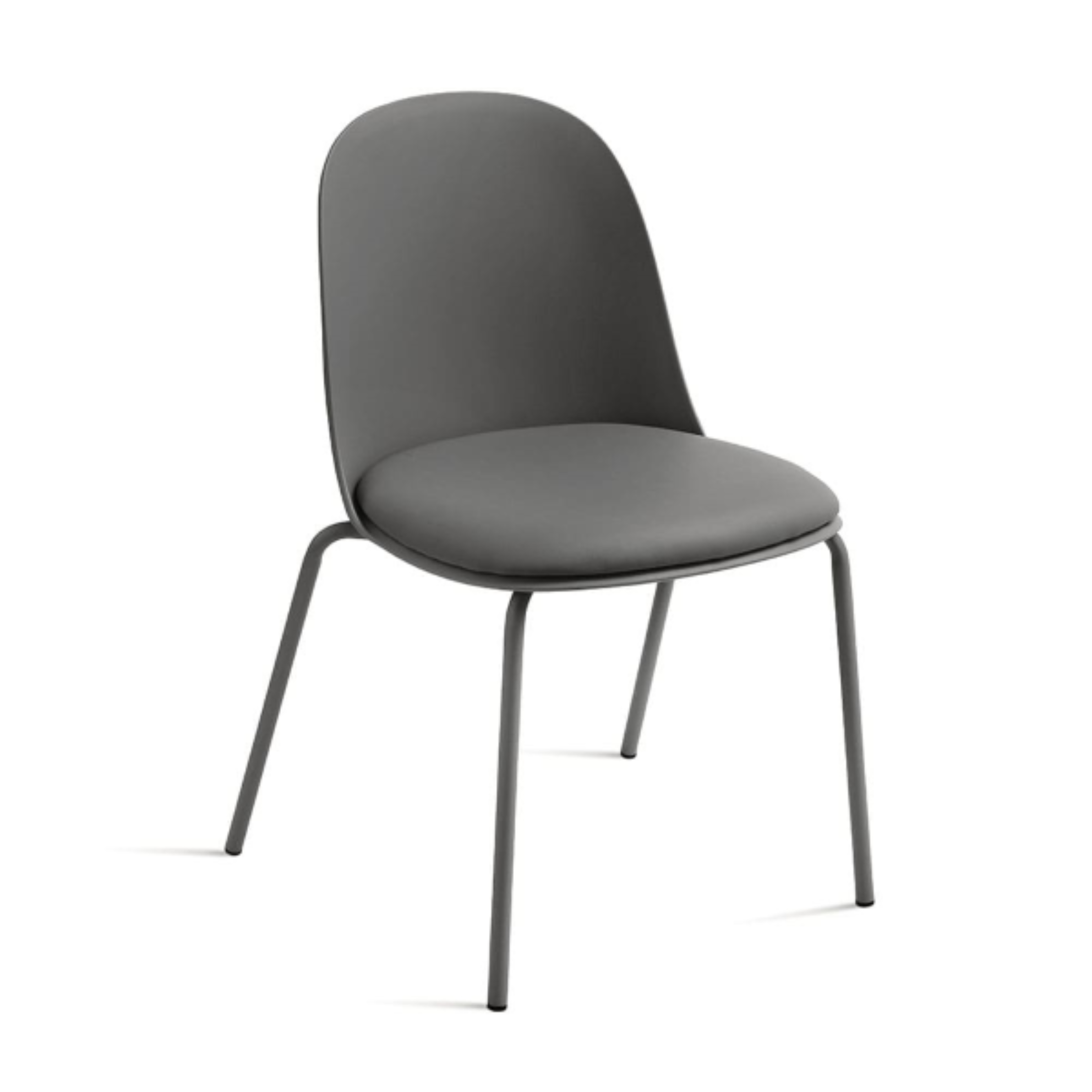 Set of modern "Marvin" upholstered chairs in polypropylene, 50x52 cm, h80 cm