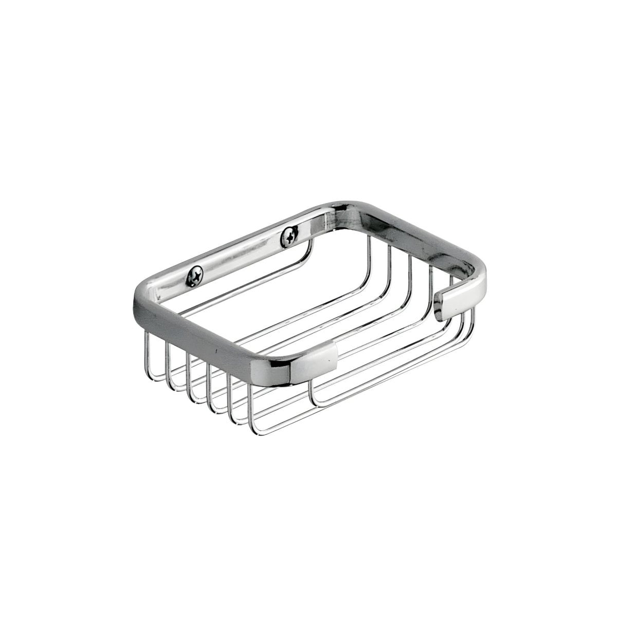 Portasapone singolo per doccia "Théo" in acciaio inox cm 12,5x10 3,5h - MondoViro