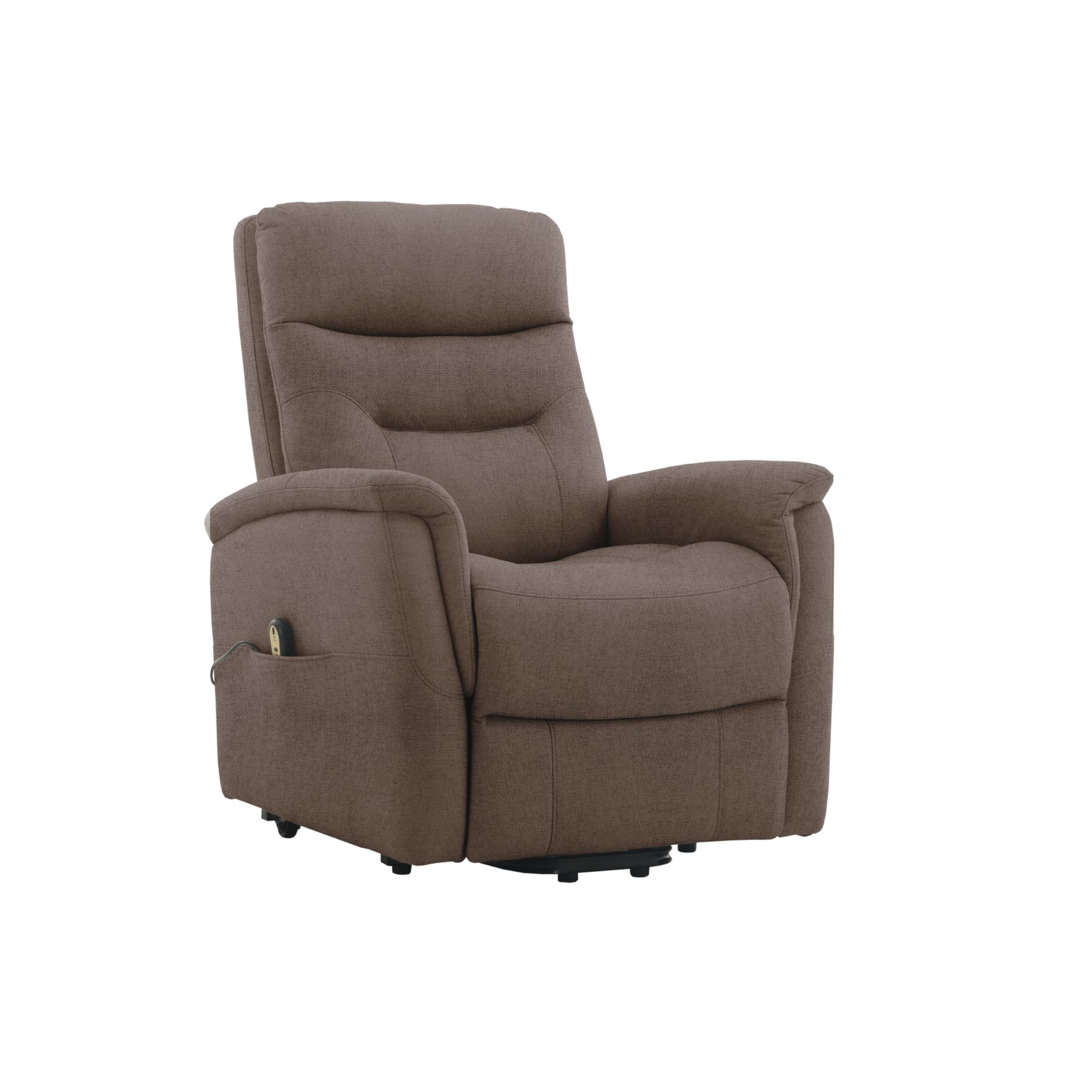 "Soft" 2-motor recliner in enjoy fabric, 82x90 cm, 108 cm high.