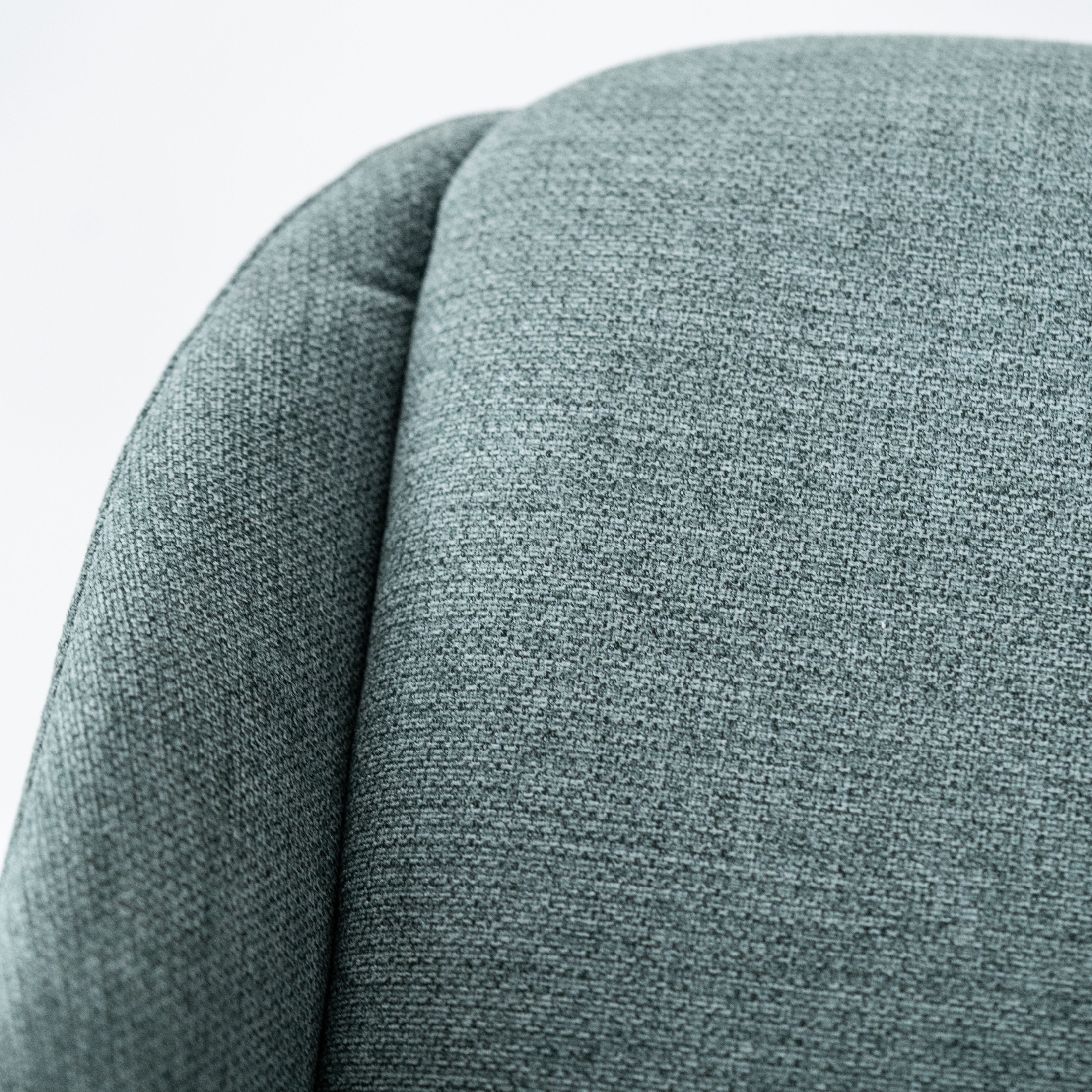 Set of modern dining chairs in "Zaira" fabric with wooden frame, 49x58 cm, 85 cm high