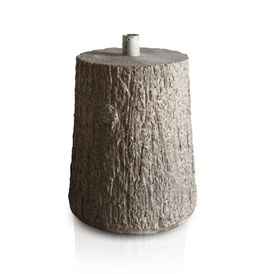 "Legnò" base with a trunk effect for Christmas tree with metal support