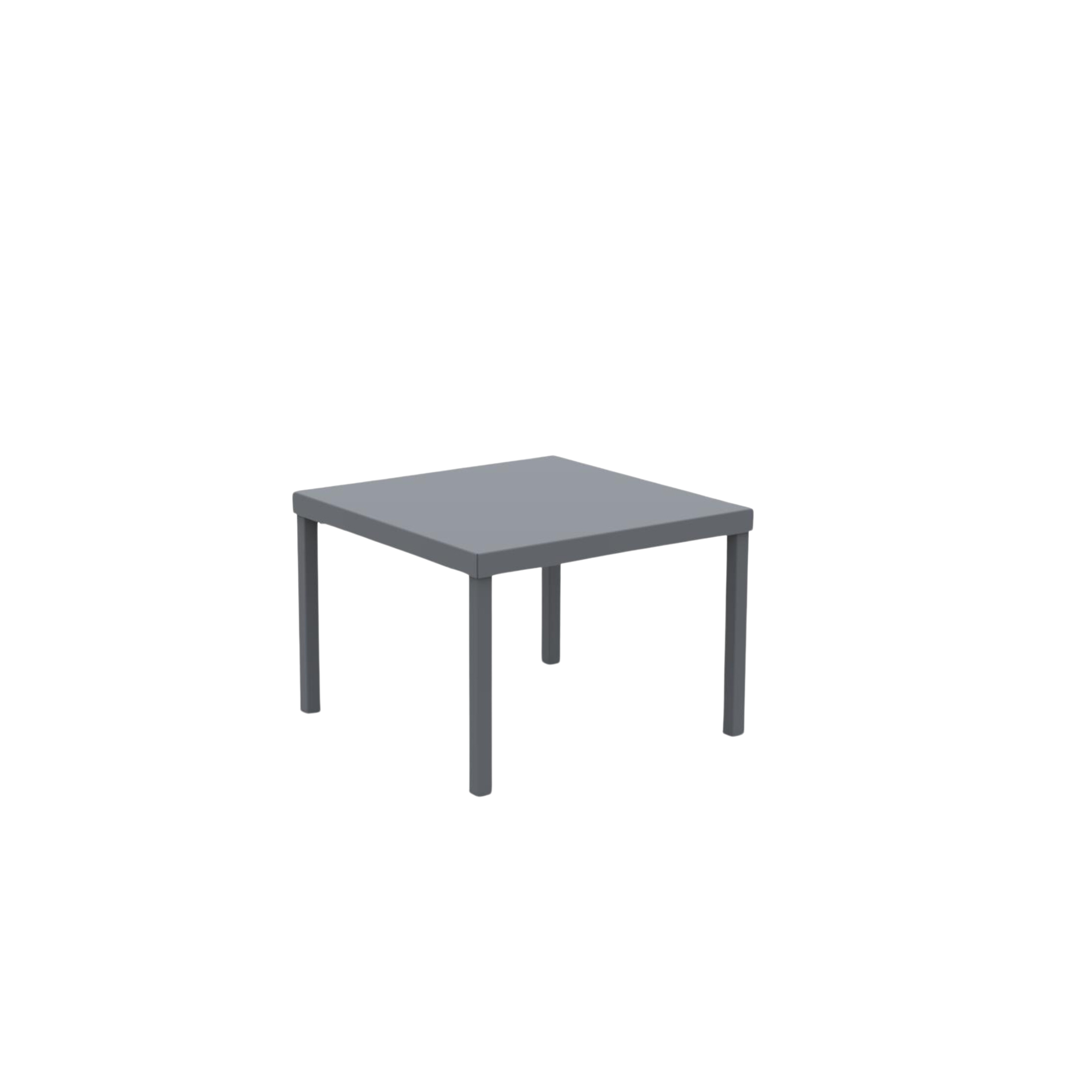 "Alice3" stackable square metal garden table, 40x40 cm, 38.5 cm high