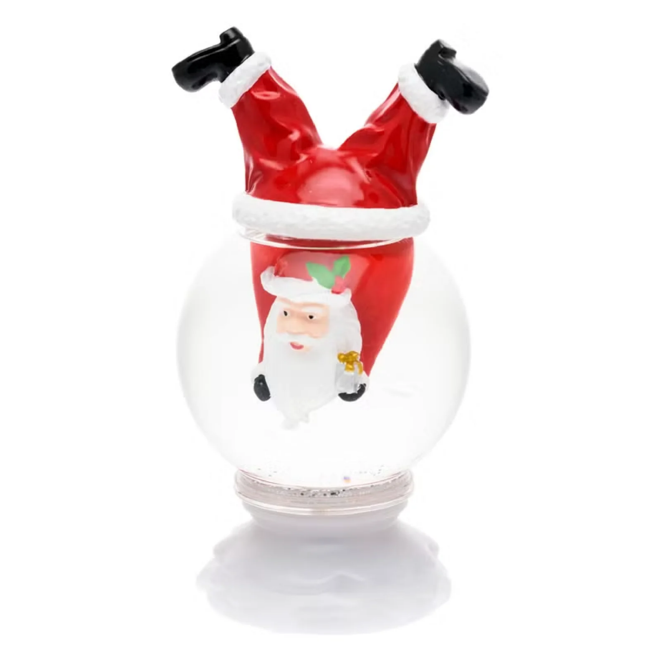 Upside-down Santa Claus Sphere, RGB LED Color Changing Decorations