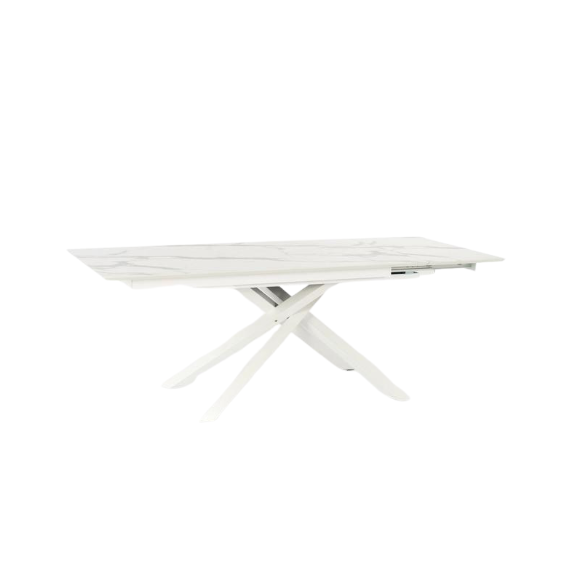 Extendable table "Jade" HPL top, aluminum legs, 170/270x90 cm, 76h