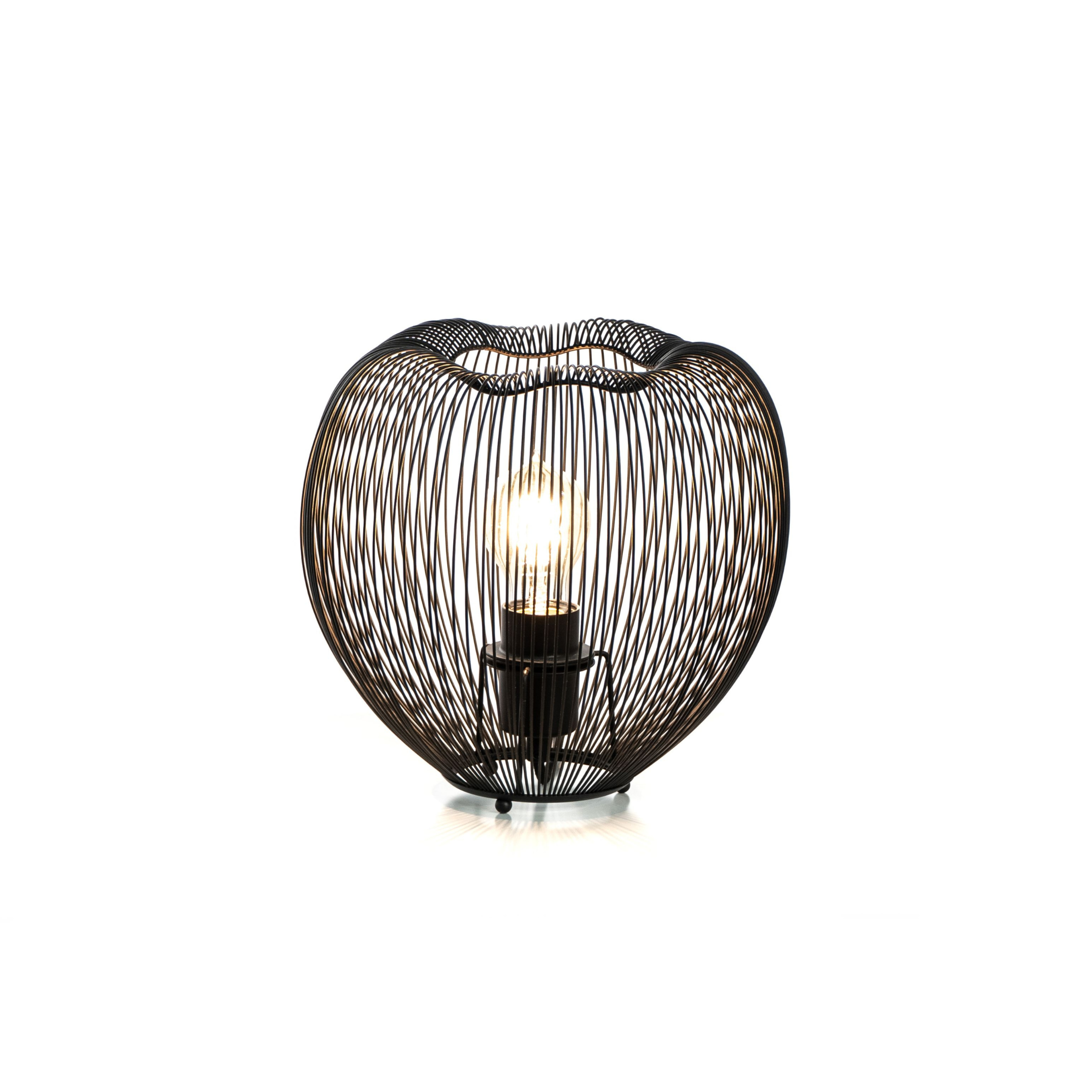 "Sirio" hanging and table lamp with metal shade