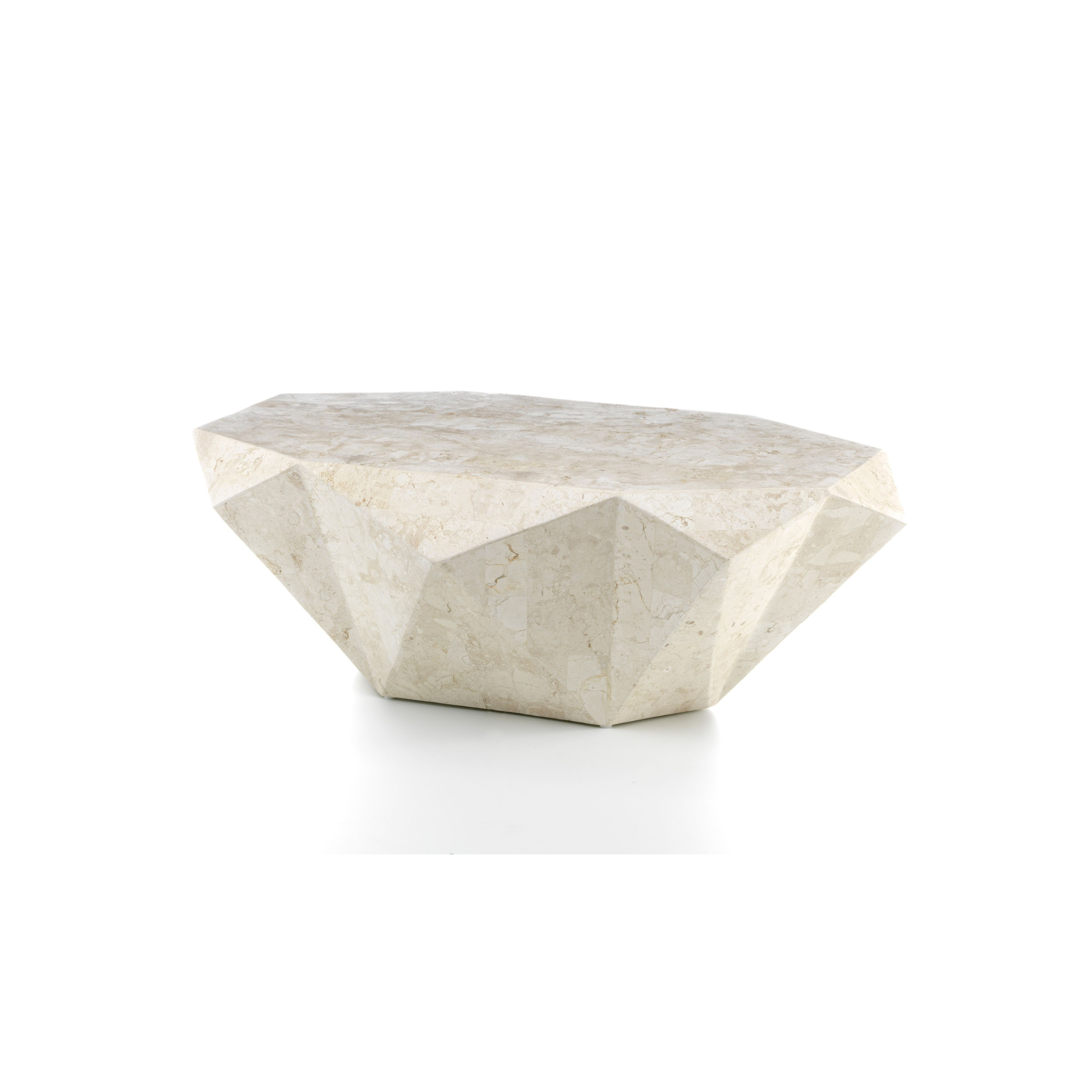 "Florenz" fossil stone coffee table