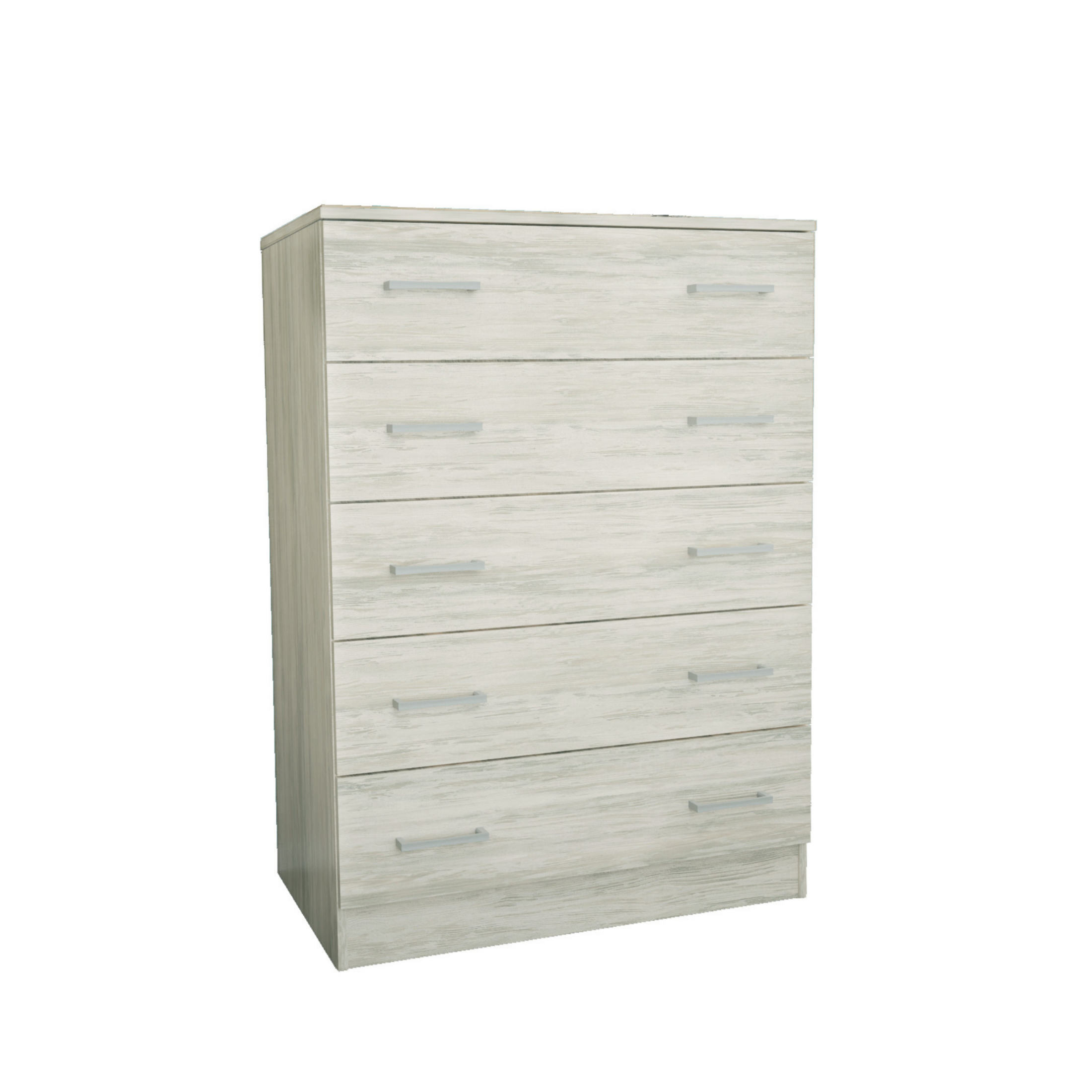 "Random" 5-drawer wooden chest of drawers, 80x45 cm, 111 cm high