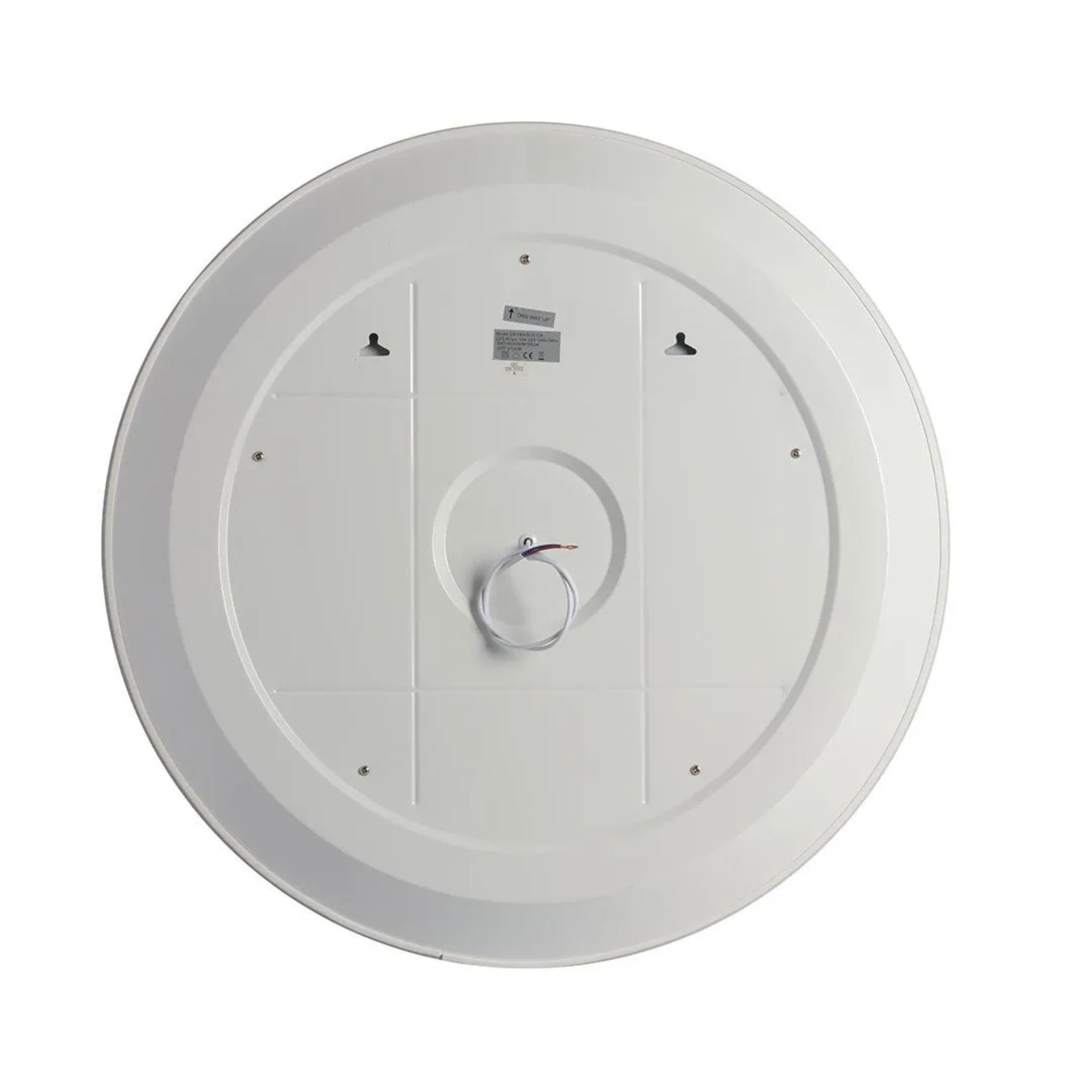 "Mosaic" touch LED wall mirror with satin and colored inserts