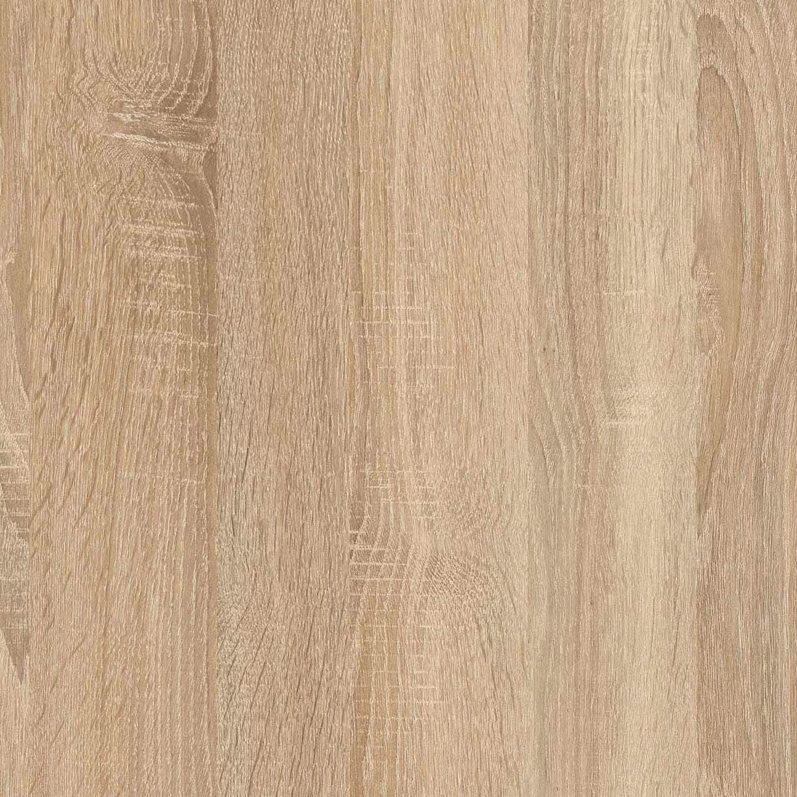 "Zaiken" 3-door sideboard in oak and white for the living room, 154x41 cm, 75 cm high.