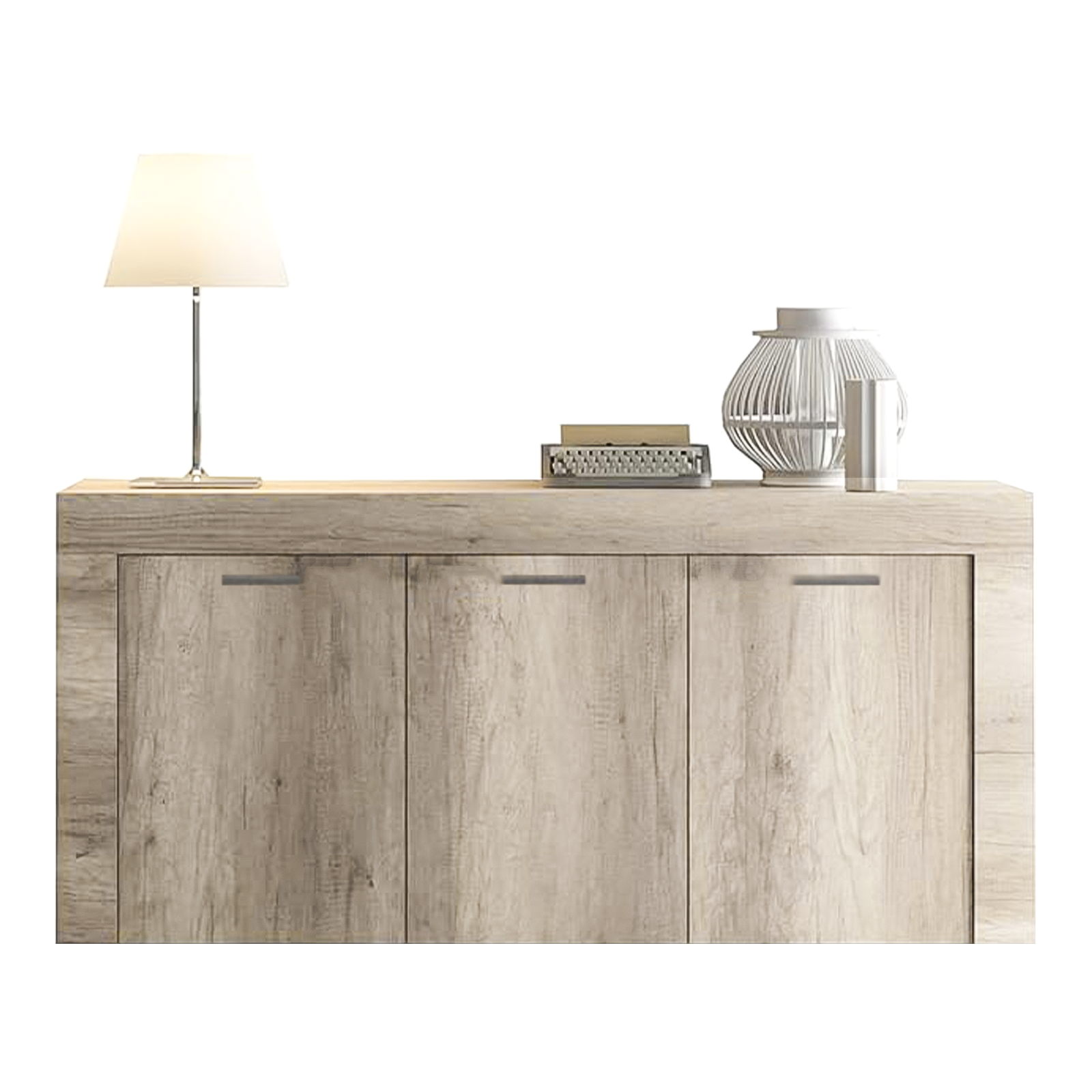 "K083" sideboard buffet sideboard wooden cabinet with 3 doors for living room cm 150x41 82h