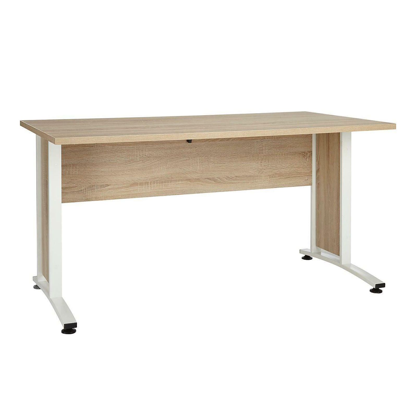 Oak wooden desk for office or bedroom, 150x80 cm, 74h